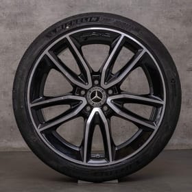 OEM Mercedes Benz CLA 35 AMG rims 19 inch C118 X118 summer tires