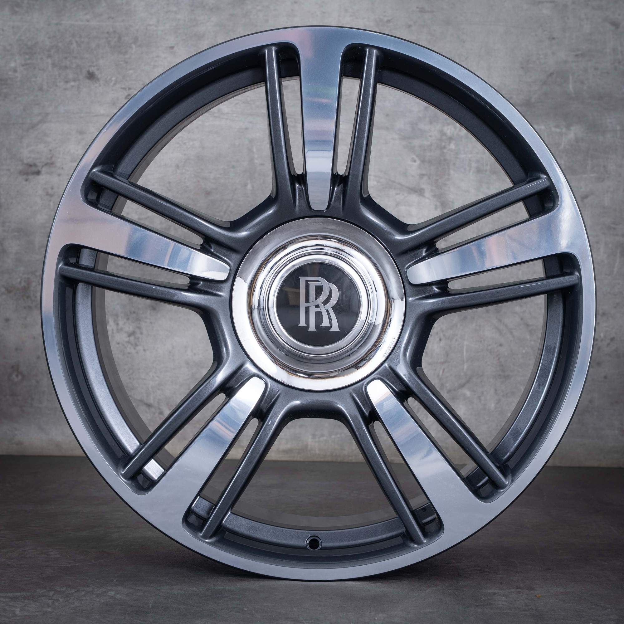 Oryginalne felgi Rolls Royce Wraith Dawn 21 cali RR5 RR6 Styling 602 6859172 6859173 tytanowe polerowane