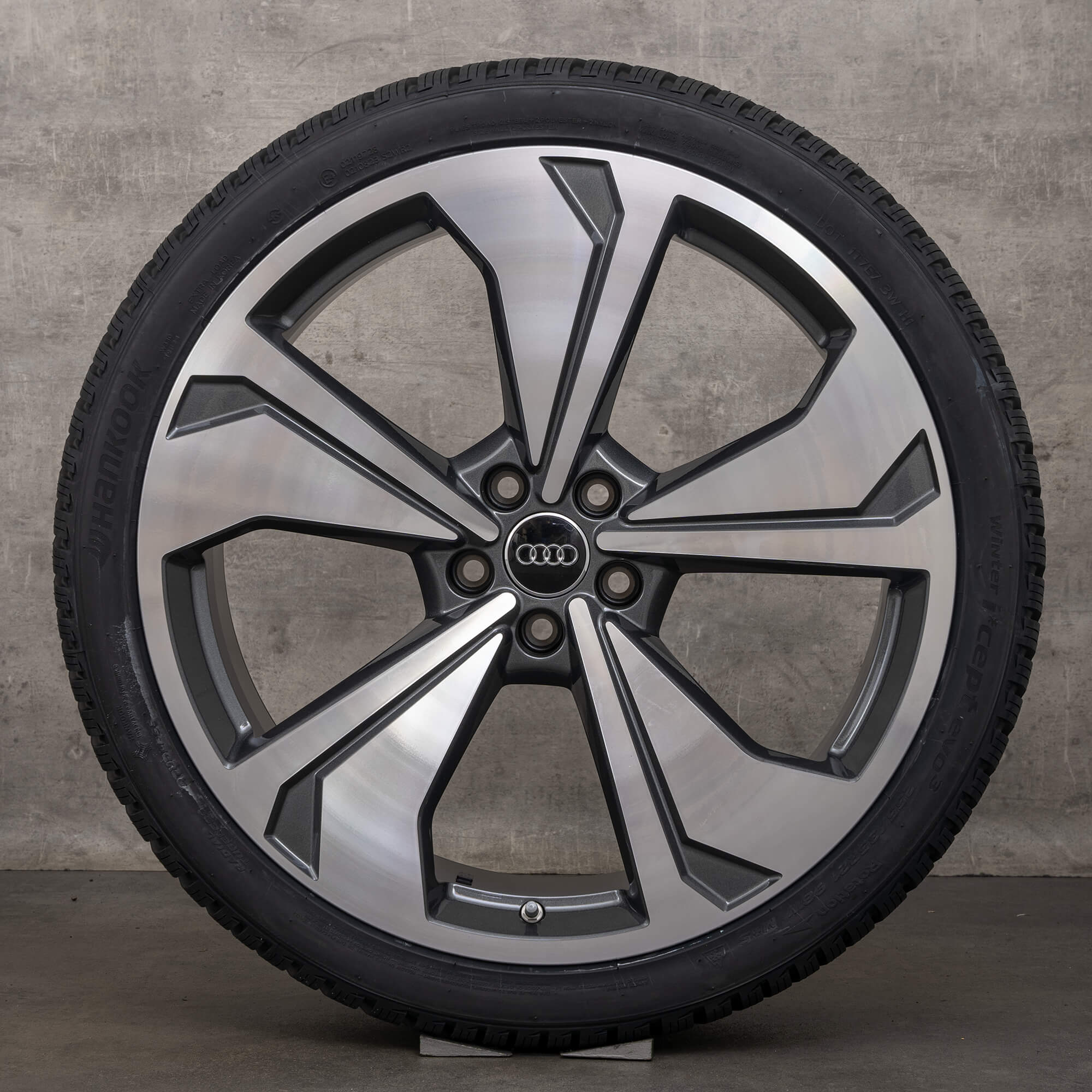 Original Audi A7 S7 Winterräder 21 Zoll C8 4K Felgen 4K8601025AH anthrazit glanzgedreht NEU