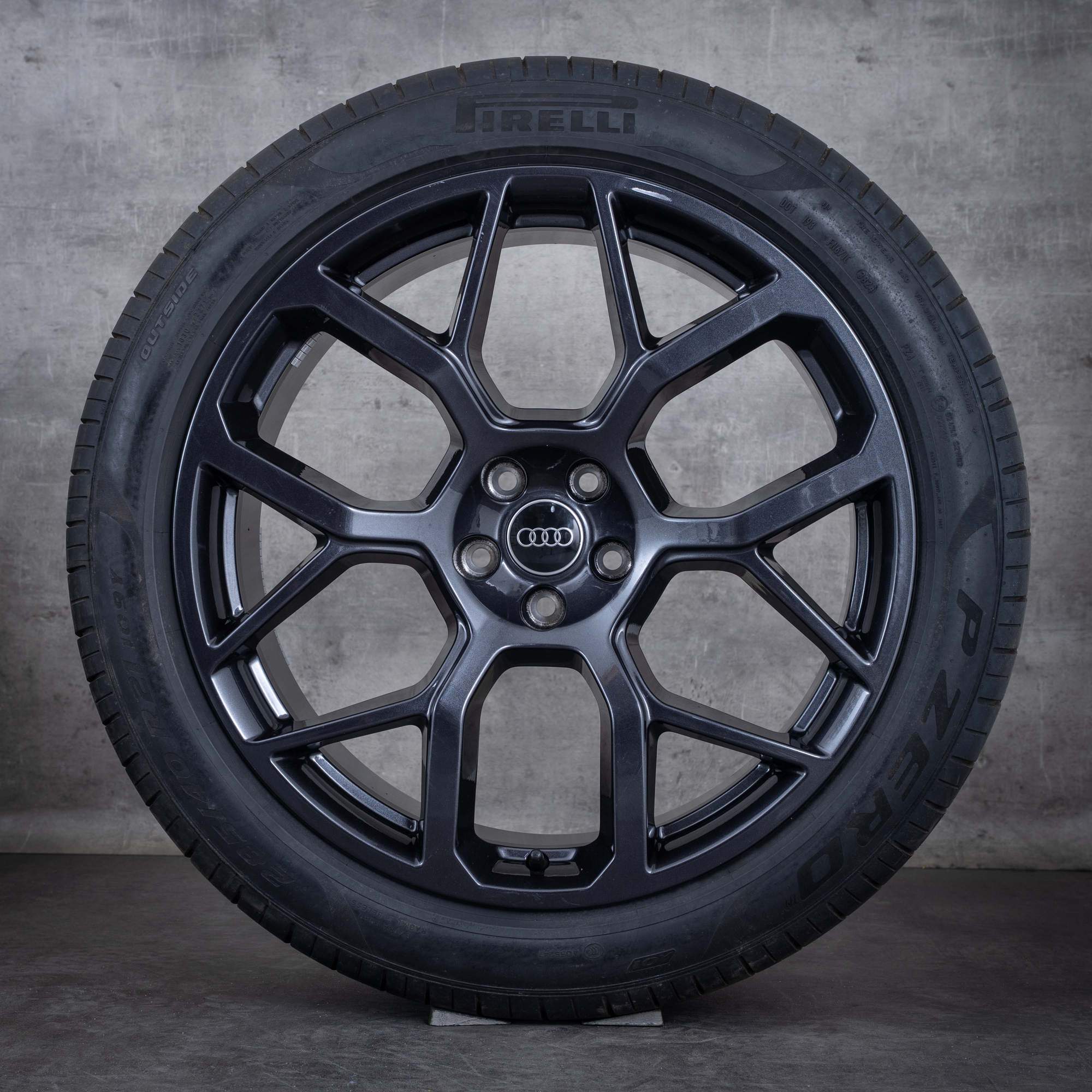 Oryginał Audi Q7 SQ7 felgi 21 cali 4M koła letnie 4M0601025DC granitowy połysk