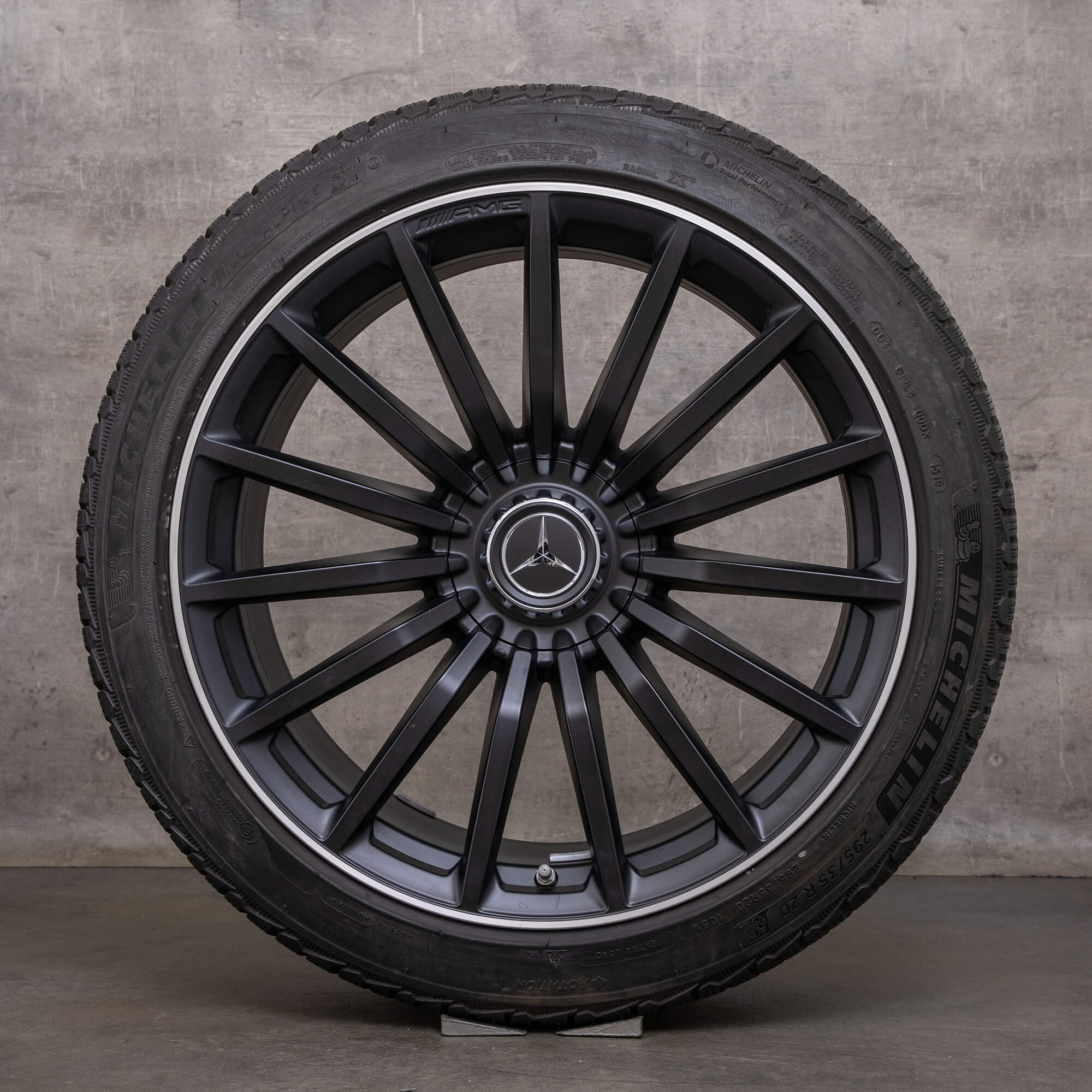 Jantes AMG Mercedes Benz GT 43 53 63 & S 4Matic+ Winterrder 20 polegadas X290 4-Trer jantes A2904010600 A2904010700 preto mate brilhante torneado