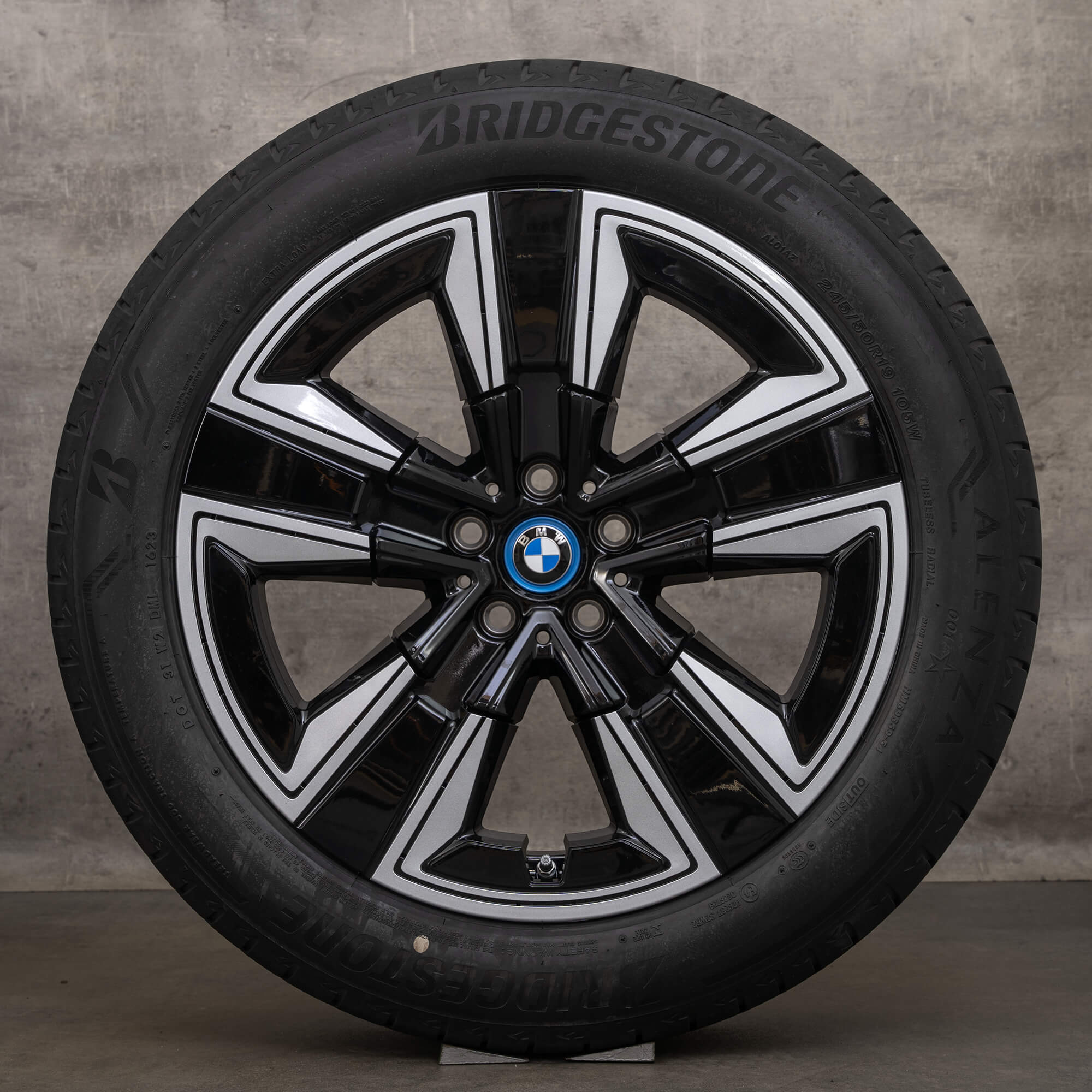 OEM BMW iX3 G08 19 inch summer wheels rims 6895627 Styling 842 jet