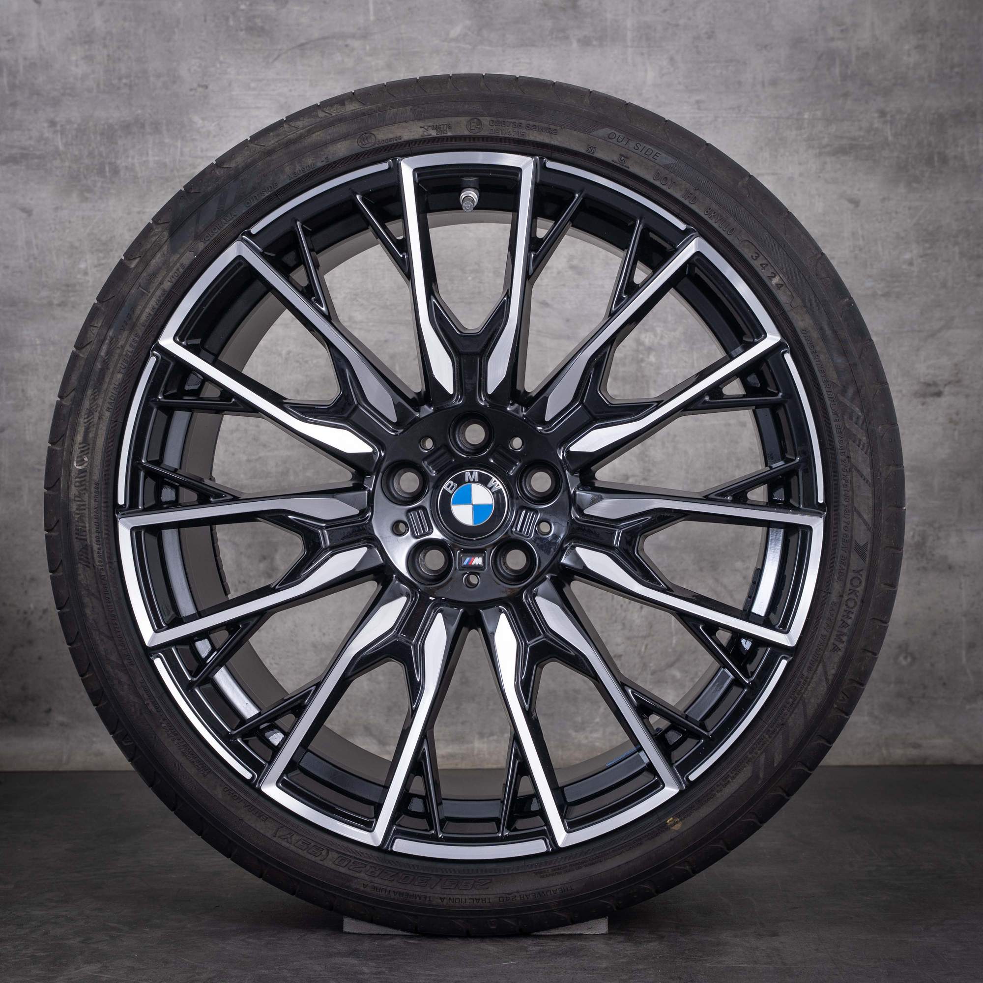 OEM BMW i4 winter wheels 20inch G26 rims Styling 868 M 5A130F0 5A130F3 diamond cut black