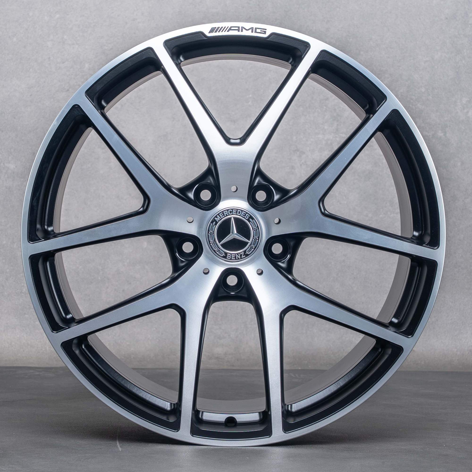 Alkuperäiset Mercedes Benz G-sarjan G63 AMG vanteet 21 tuuman W463 W465 A4634010400 musta matta kiillotettu viimeistely