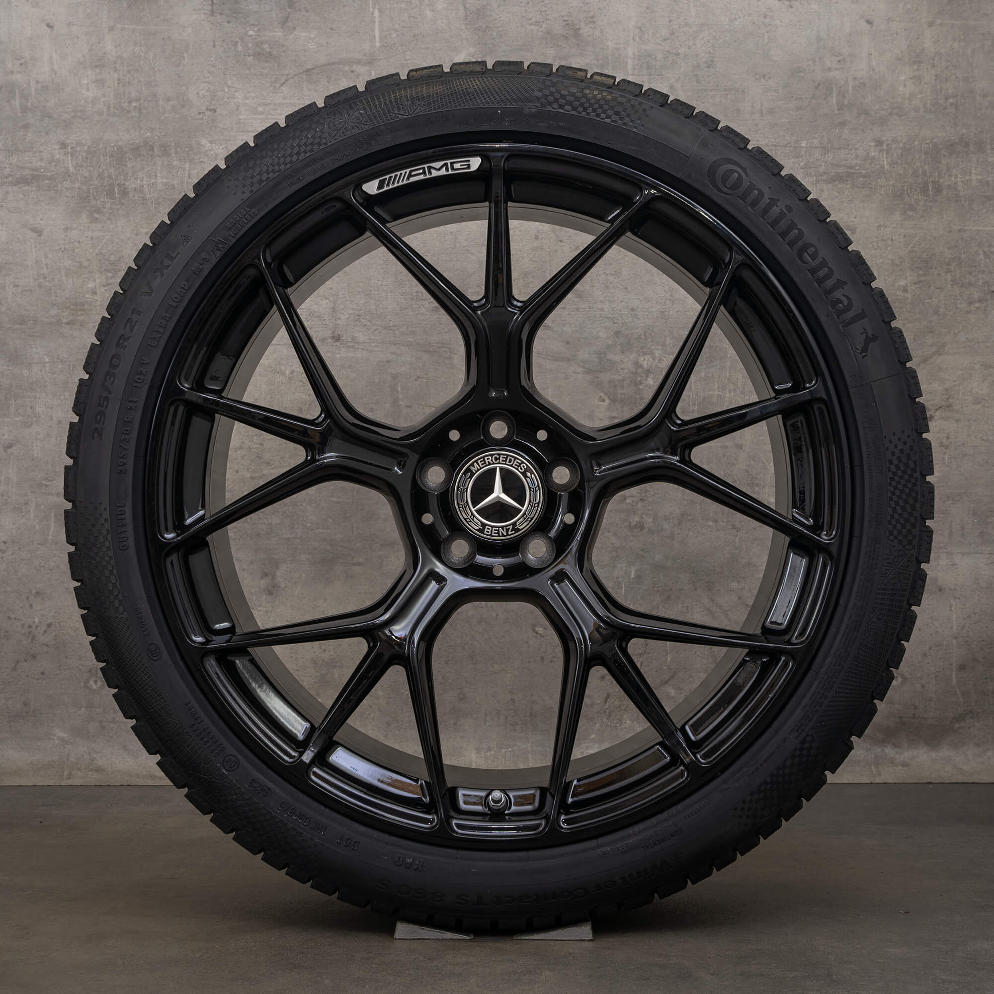 Jantes de inverno genuínas Mercedes Benz AMG GT 55 63 S E Performance PRO 4Matic+ 21 polegadas C192 jantes A1924011300 A1924011400 preto alto brilho NOVO