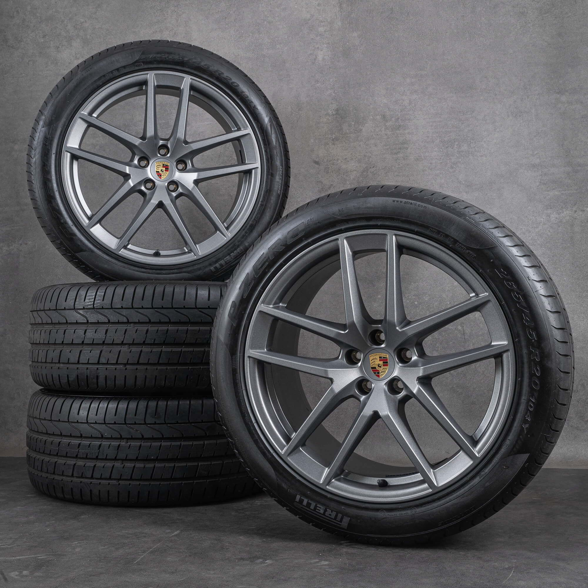 Originale Porsche 20 pollici cerchi Macan III 95B044650 ruote estive pneumatici estivi NUOVO