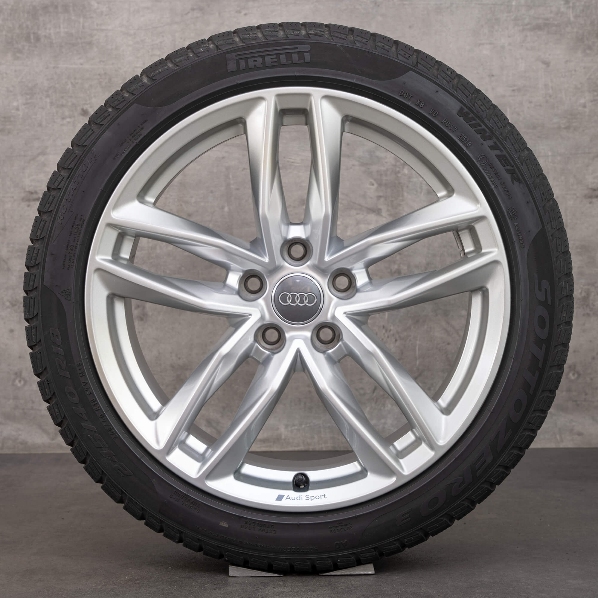 Audi 18 inch rims A4 S4 B9 8W alloy winter tires wheels 8W0601025EB