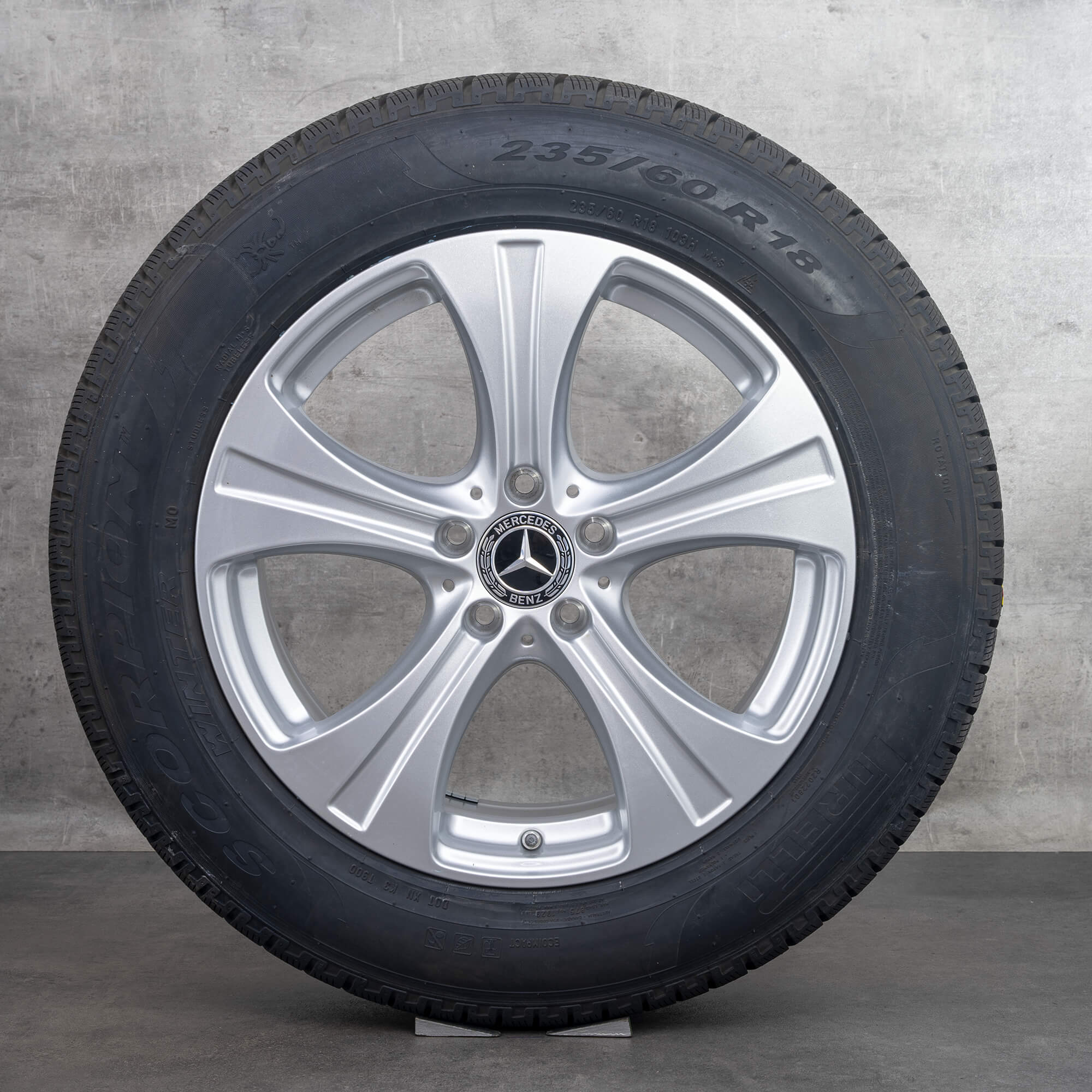 Mercedes 18 inch GLC X253 C253 roți OEM de iarnă anvelope NOU