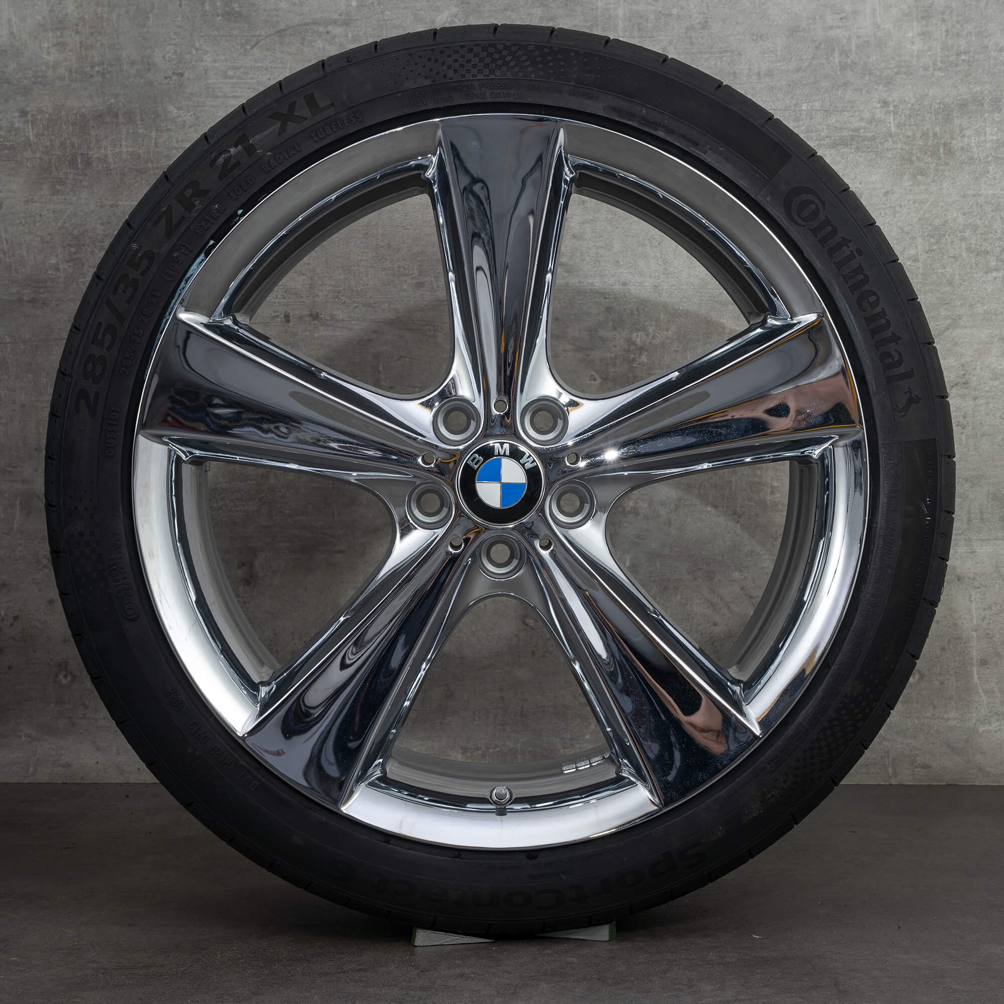 BMW 21 inch rims X5 F15 E70 X6 F16 128 chrome summer tires summer ...
