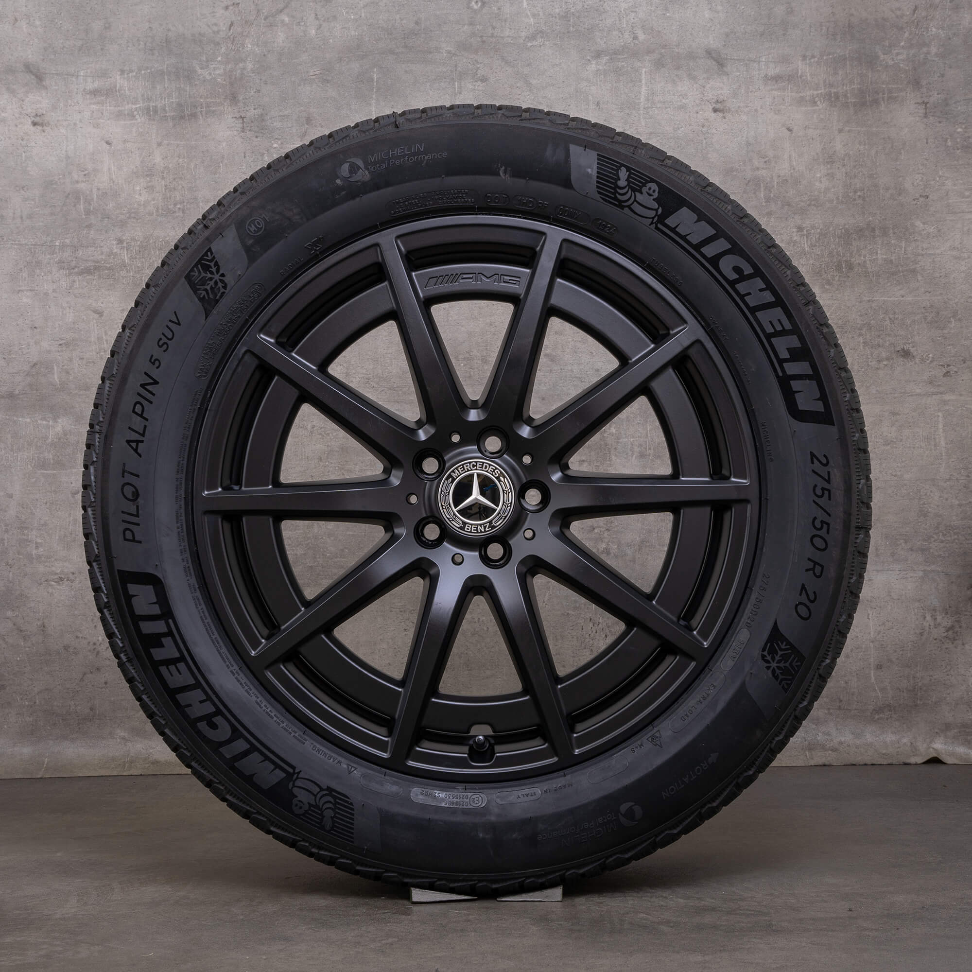 Original Mercedes Benz GLE 53 63 S AMG llantas de invierno 20 pulgadas V167 A1674014000 A1674014100 negro mate