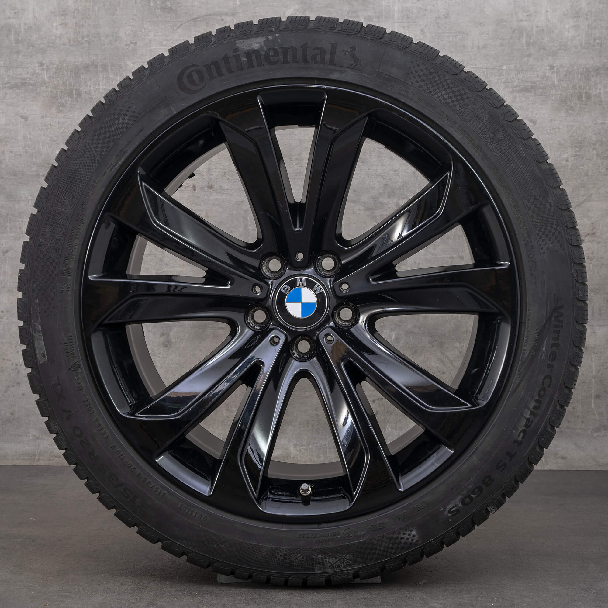 BMW 20-tommers felger X5 E70 F15 X6 F16 vinterdekk komplette vinterhjul 491