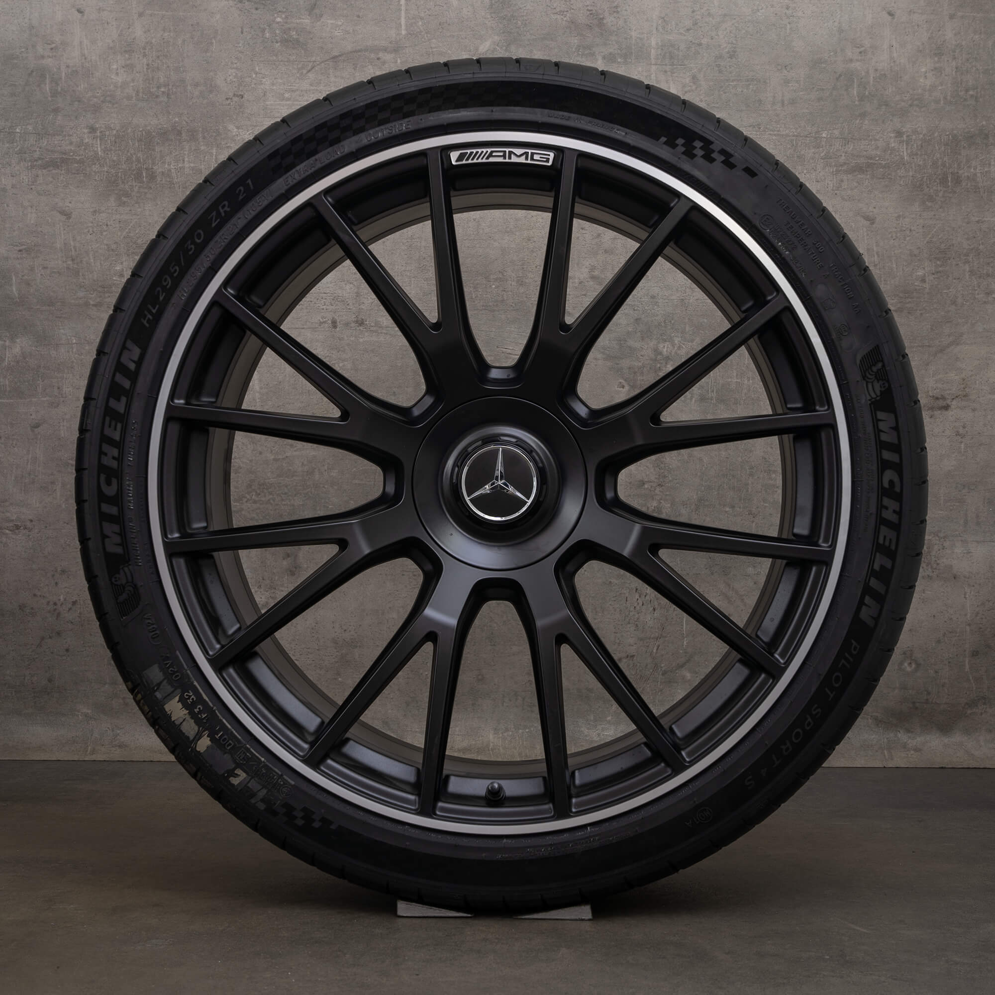 OEM AMG Mercedes E-Class W214 E 53 Hybrid 21 inch summer tires rims A2144011300 A2144011400 NEW