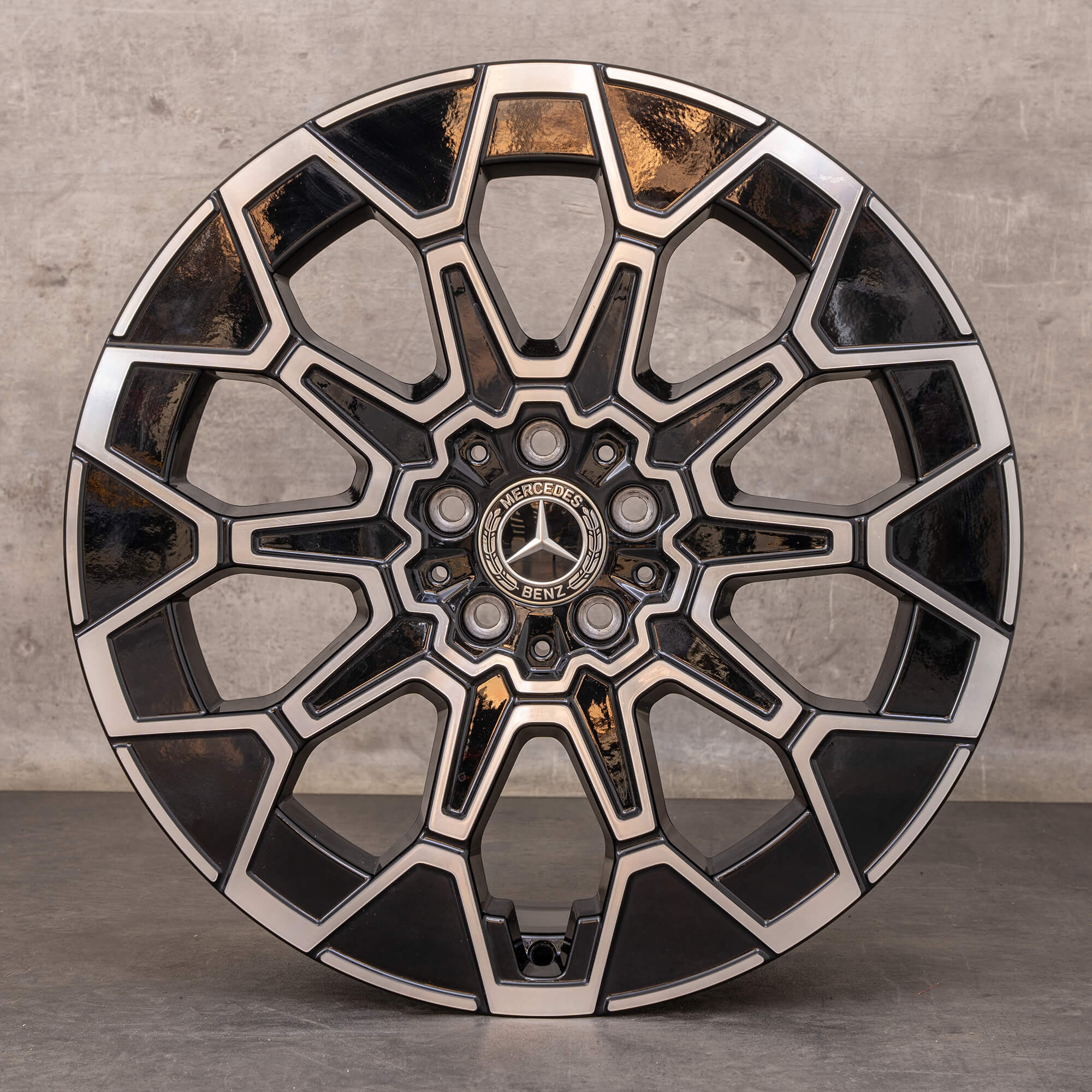 Alkuperäiset Mercedes Benz GLB EQ vanteet 20 tuuman X244 A2444010400 A2444010500 Aerodynamics musta kiillotettu sorvattu