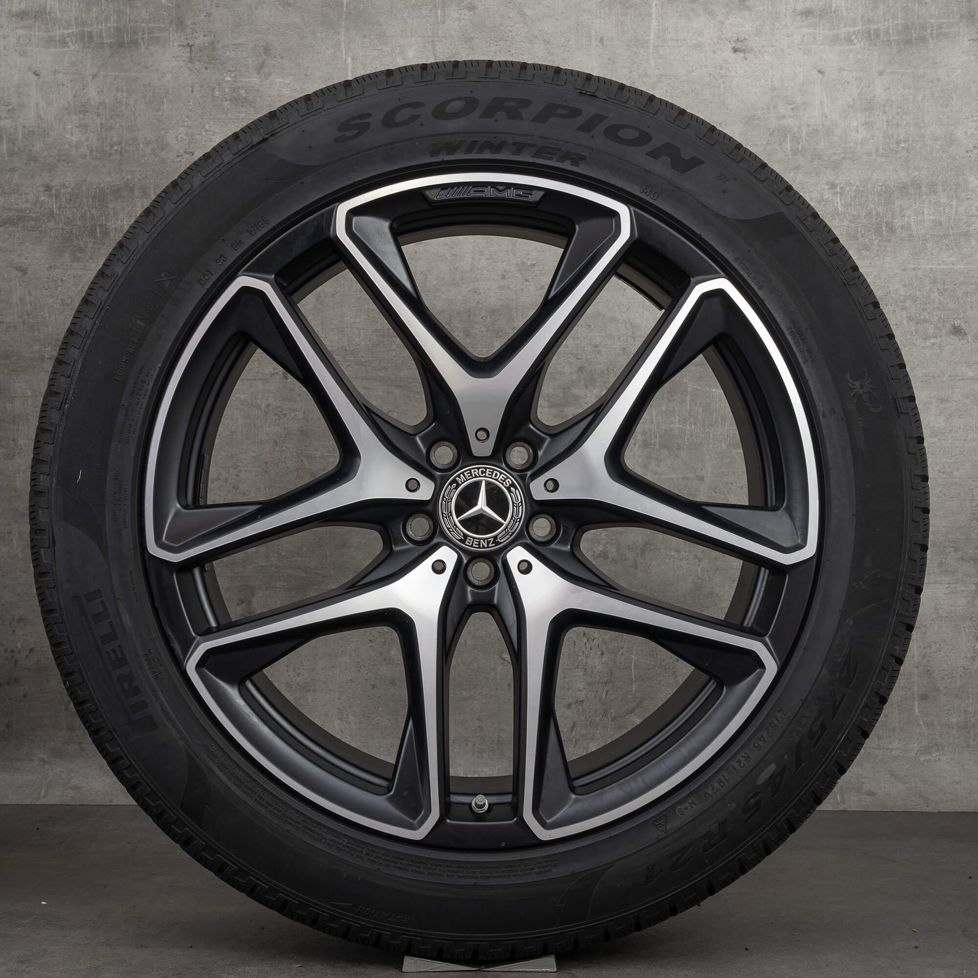 Mercedes AMG 21 tommer fælge GLE 53 4Matic+ SUV V167 sommerdæk sommerhjul NYHED
