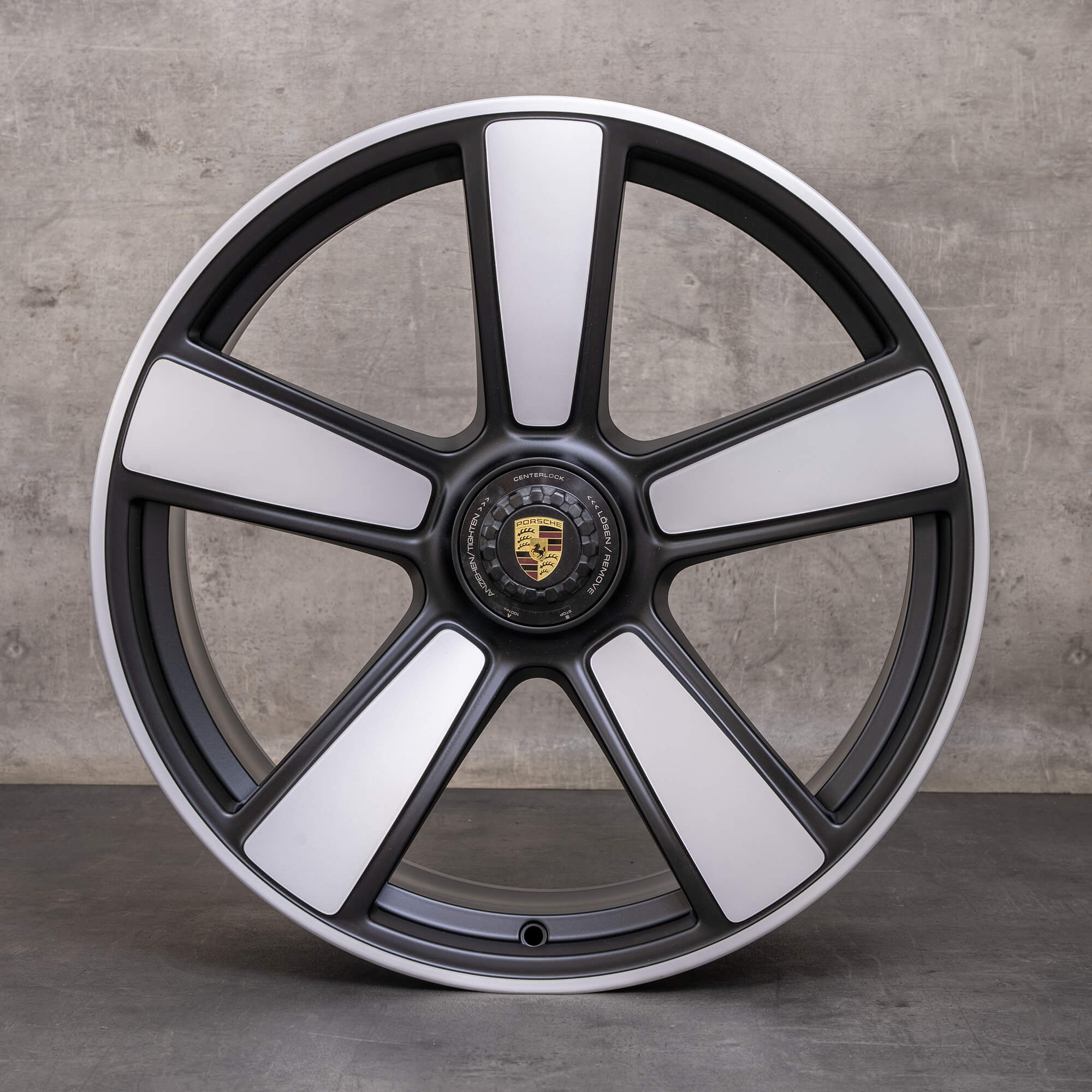 OEM Porsche 911 50 years classic rims 20 inch 992 Turbo & S 992601025AP 992601025DQ black matt glossy turned NEW