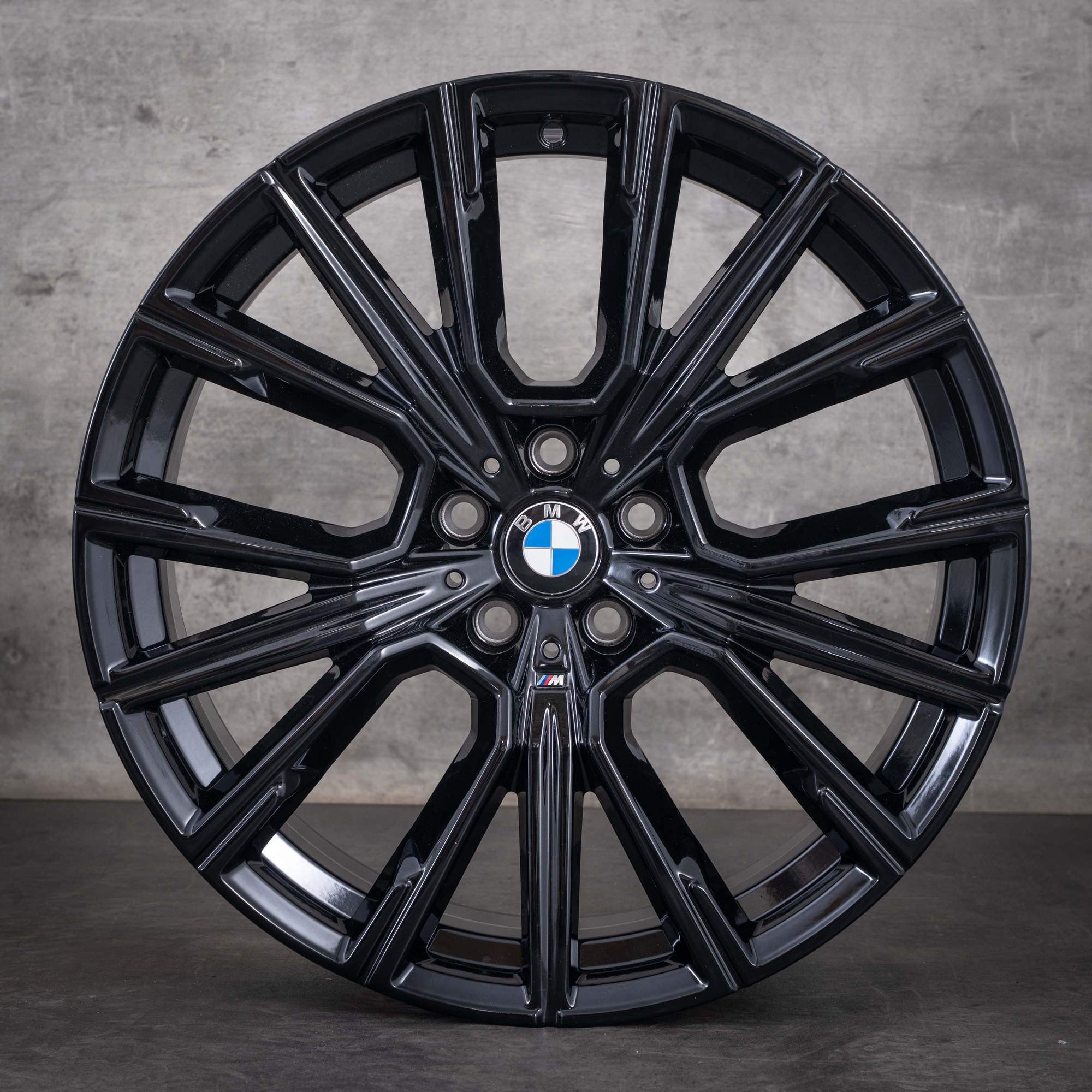 Jantes originais BMW Série 6 Série 7 de 20 polegadas G32 GT G11 G12 Gran Turismo 8745914 8745915 Styling 817 M jet black