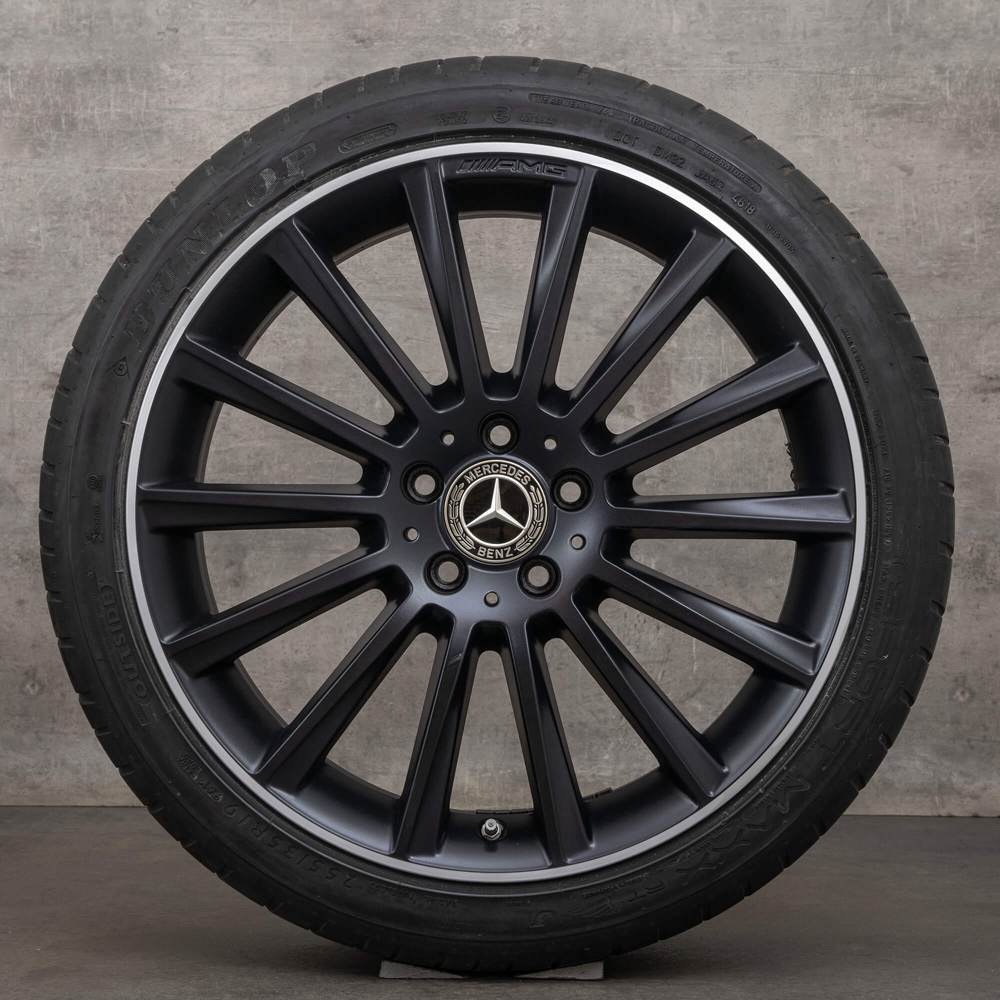 AMG Mercedes Benz C Klasse C43 C450 W205 vinterhjul 19 tommer fælge vinterdæk