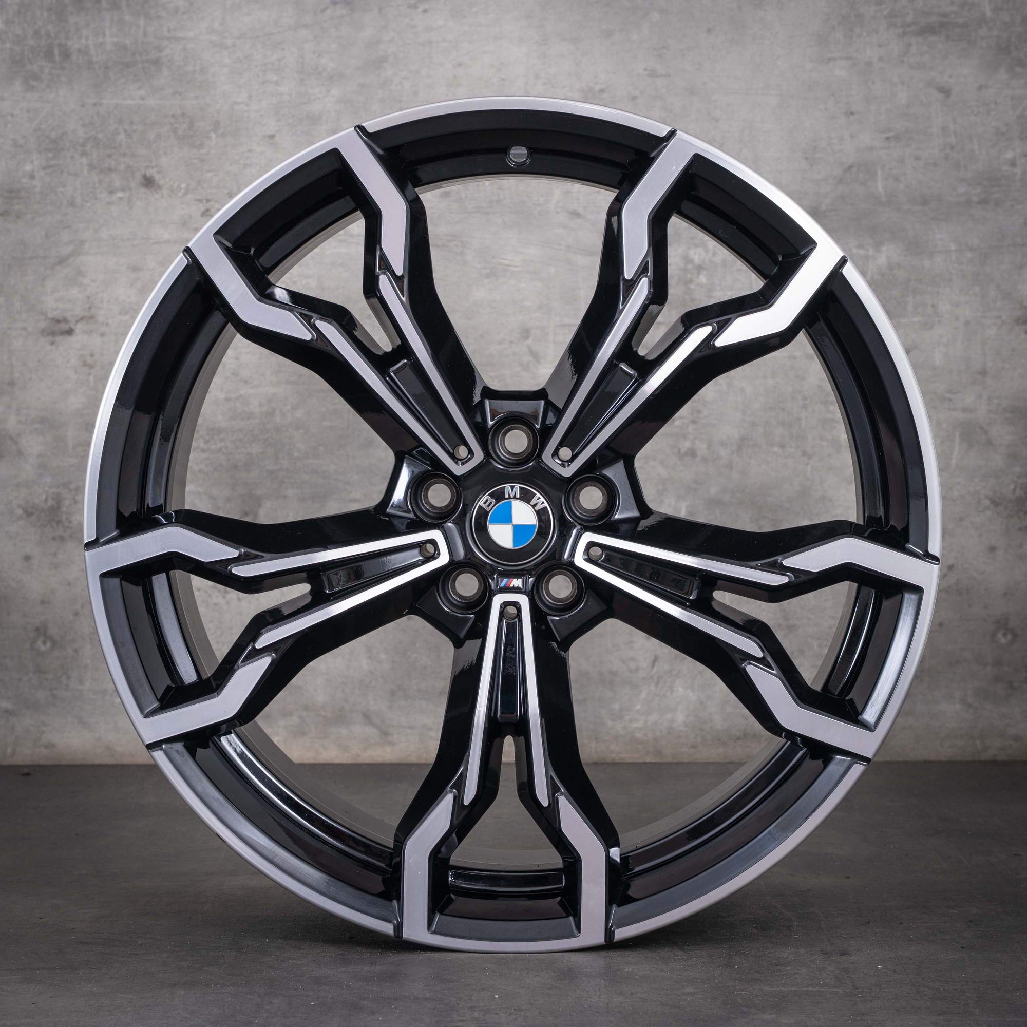 Jantă originală BMW X3M X4M de 21 de inci F97 F98 Styling 765 M 8060041 negru diamantate