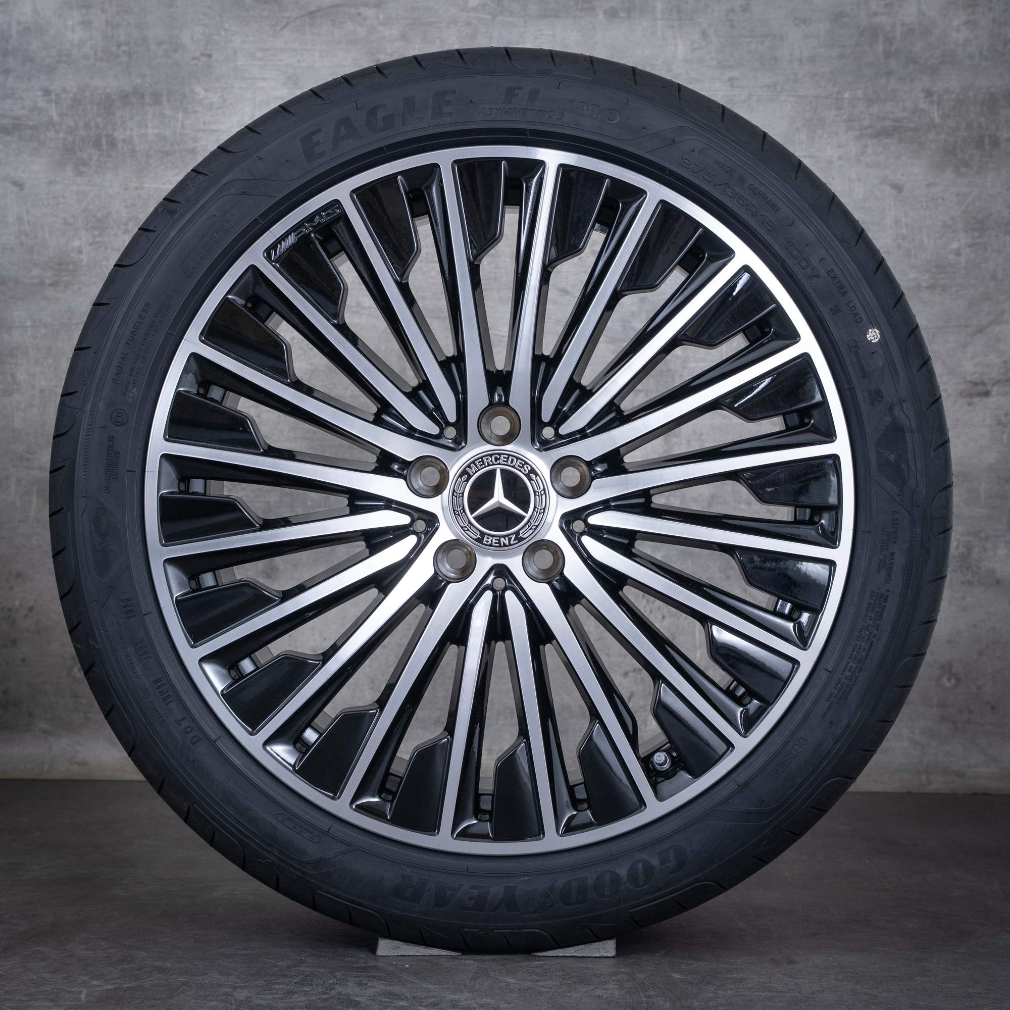 OEM Mercedes Benz CLE AMG rims 19 inch C236 A236 summer wheels A2364011900 A2364012000 black polisched