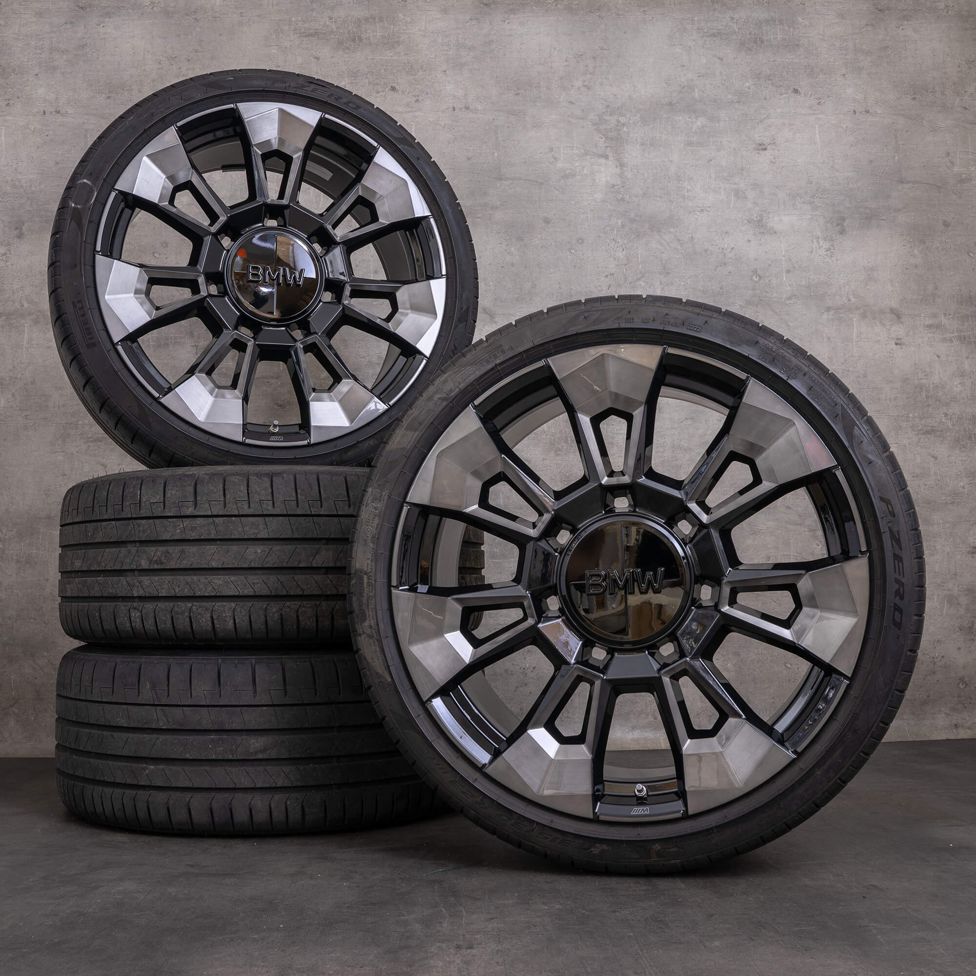 Originele BMW XM G09 velgen 23 inch zomerwielen 6856021 6856022 Styling 923 M zwart glanzend gedraaid