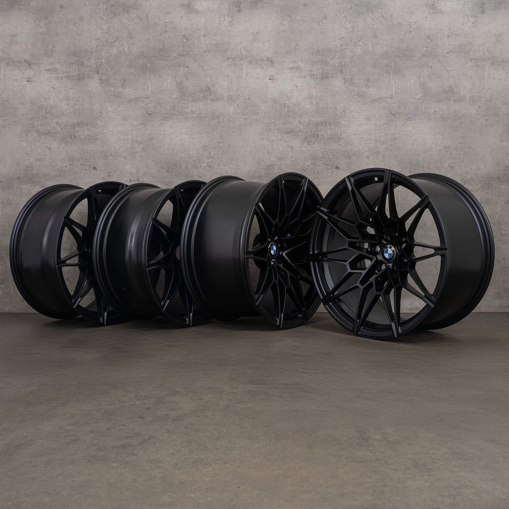 Originale BMW M2 M3 M4 felger 19 20 tommer G87 G80 G81 G82 G83 styling 826 M svart silkematt