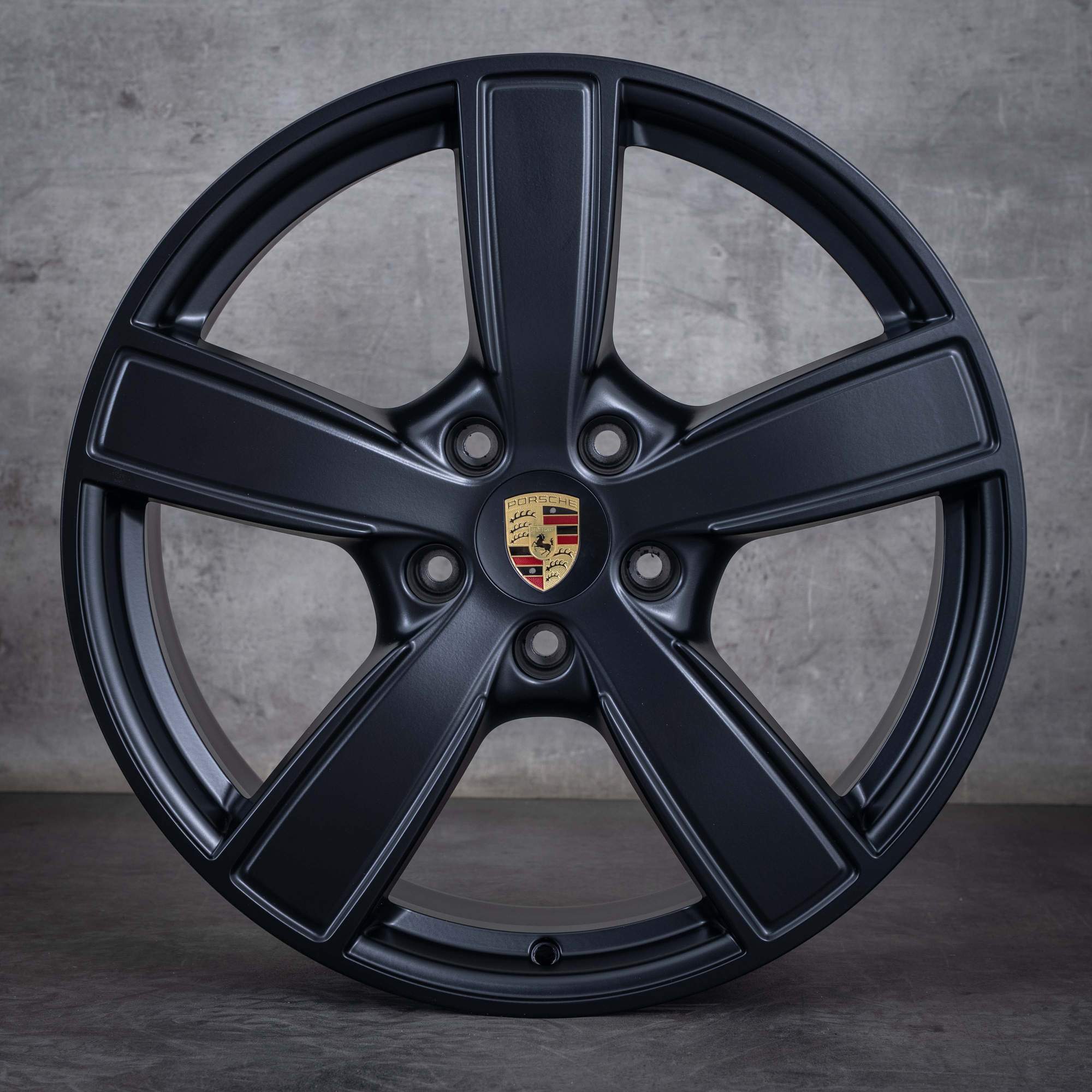 Oryginalne felgi Porsche Cayenne 20 cali 9YA E3 9Y0601025BP 9Y0601025BQ Sport Classic czarny mat