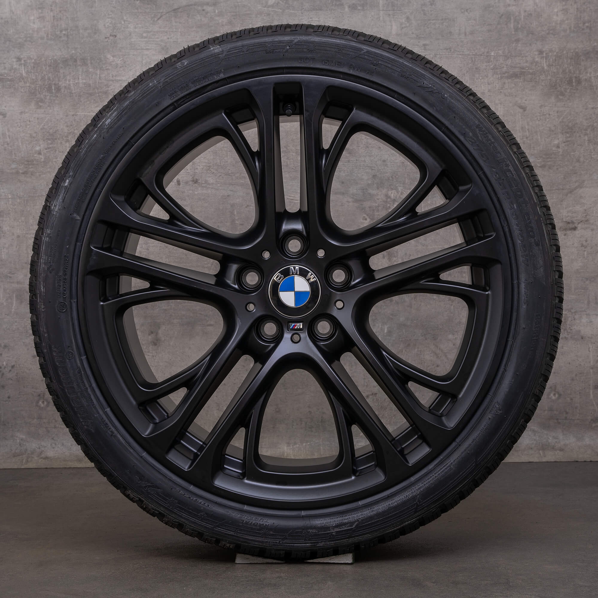Originale BMW X3 X4 fælge 20 tommer F25 F26 sommerdæk styling 310 M 6787582 6787583 sort blank