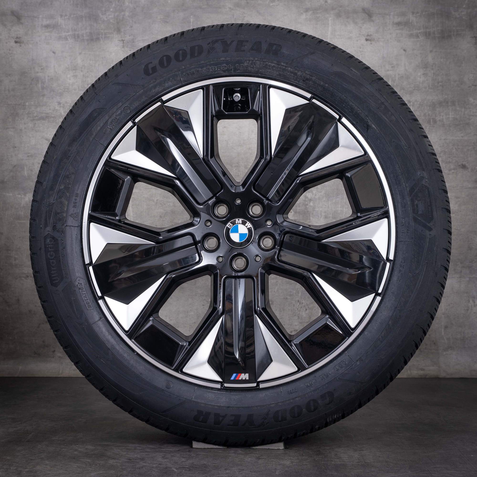 Original BMW iX i20 Winterräder 21 Zoll Felgen Styling 1024 M 5A74105 schwarz glanzgedreht NEU
