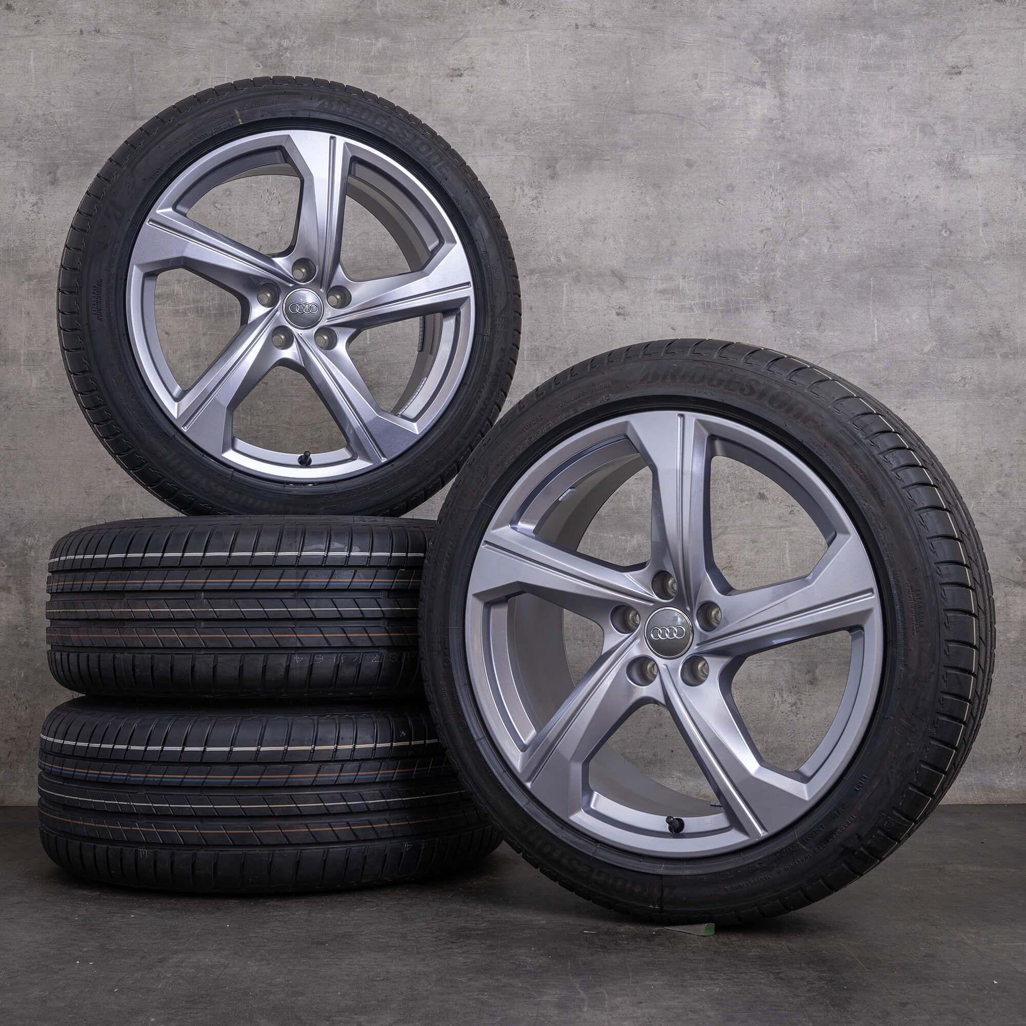 Original Audi A6 jante vară 19 inch 4K C8 4K0601025EP antracit lucios NOU