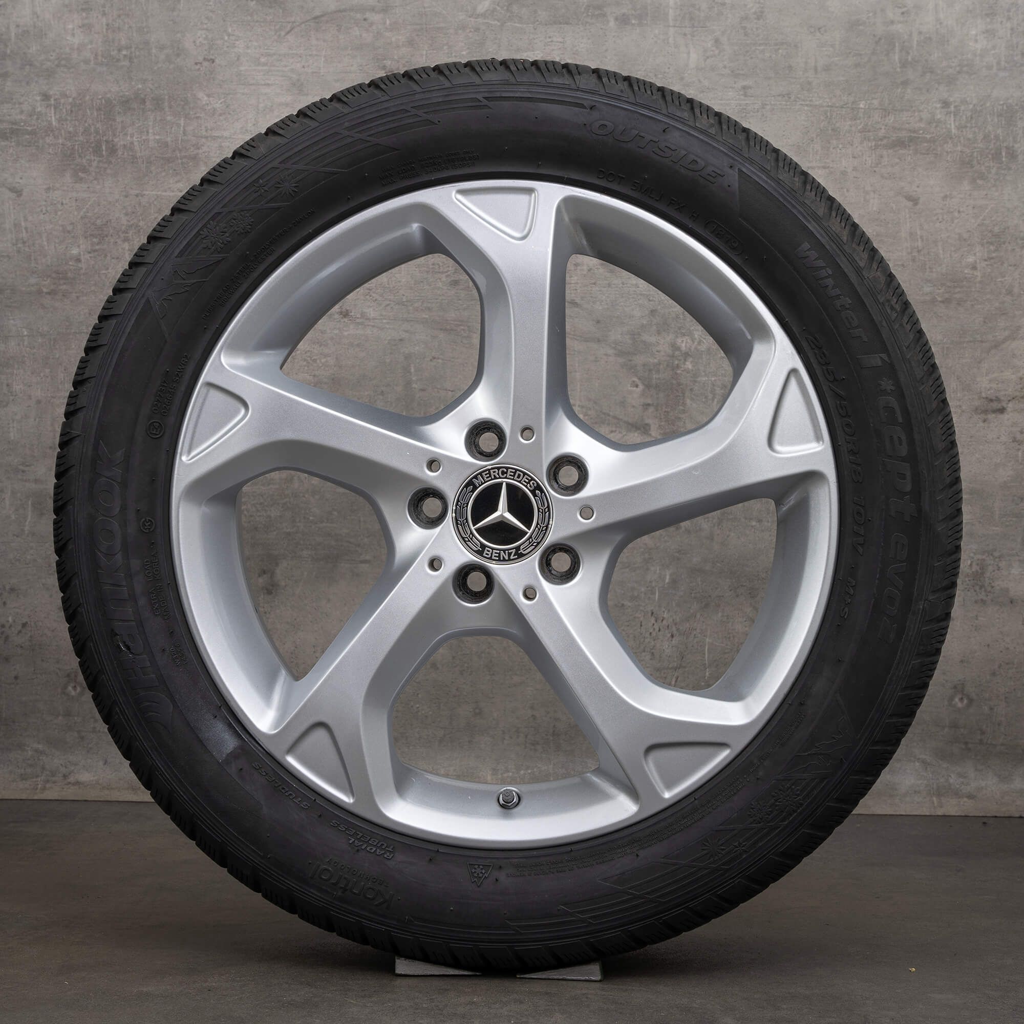 Jantes hiver d'origine Mercedes Benz GLA 18 pouces jantes X156 A1564012500 argent
