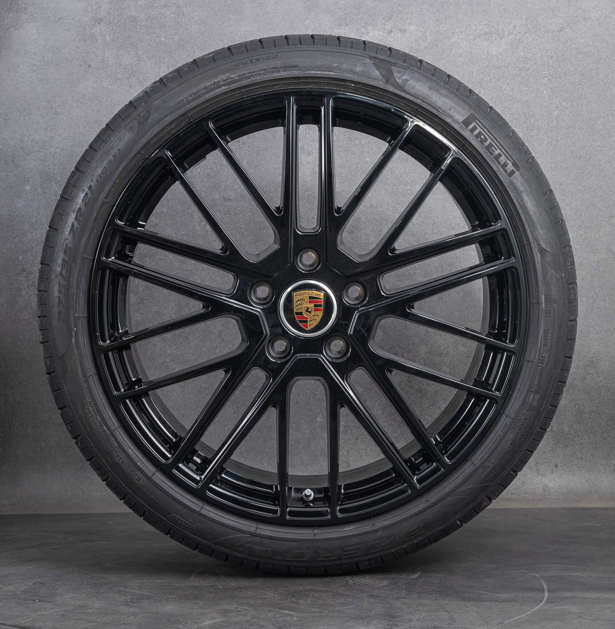 Originale Porsche sommerfælge 21 tommer 971 Turbo V Panamera S sommerdæk NYE