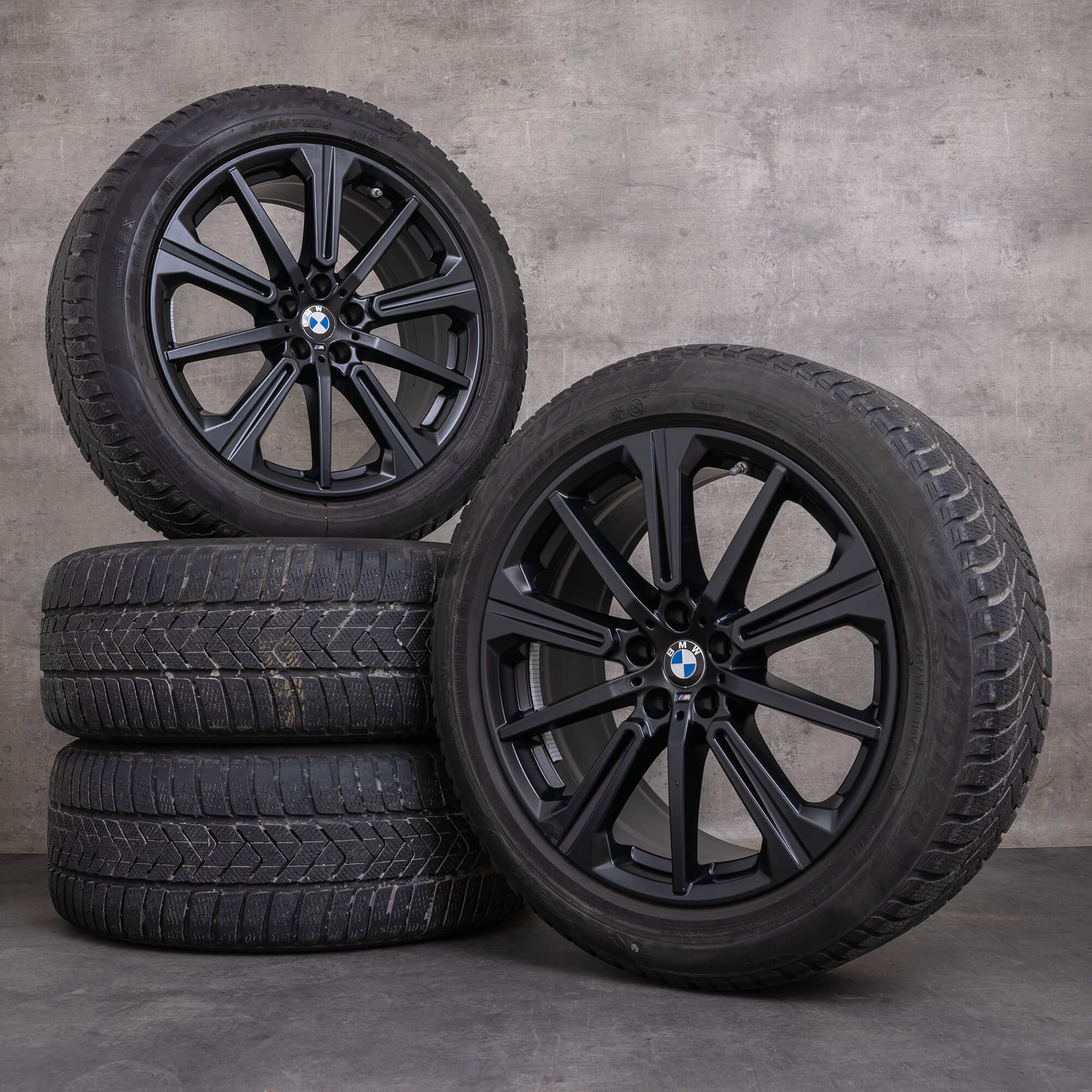 Jantes de inverno originais BMW X5 X6 20 polegadas G05 G06 jantes estilo 748 M 6883765 preto mate