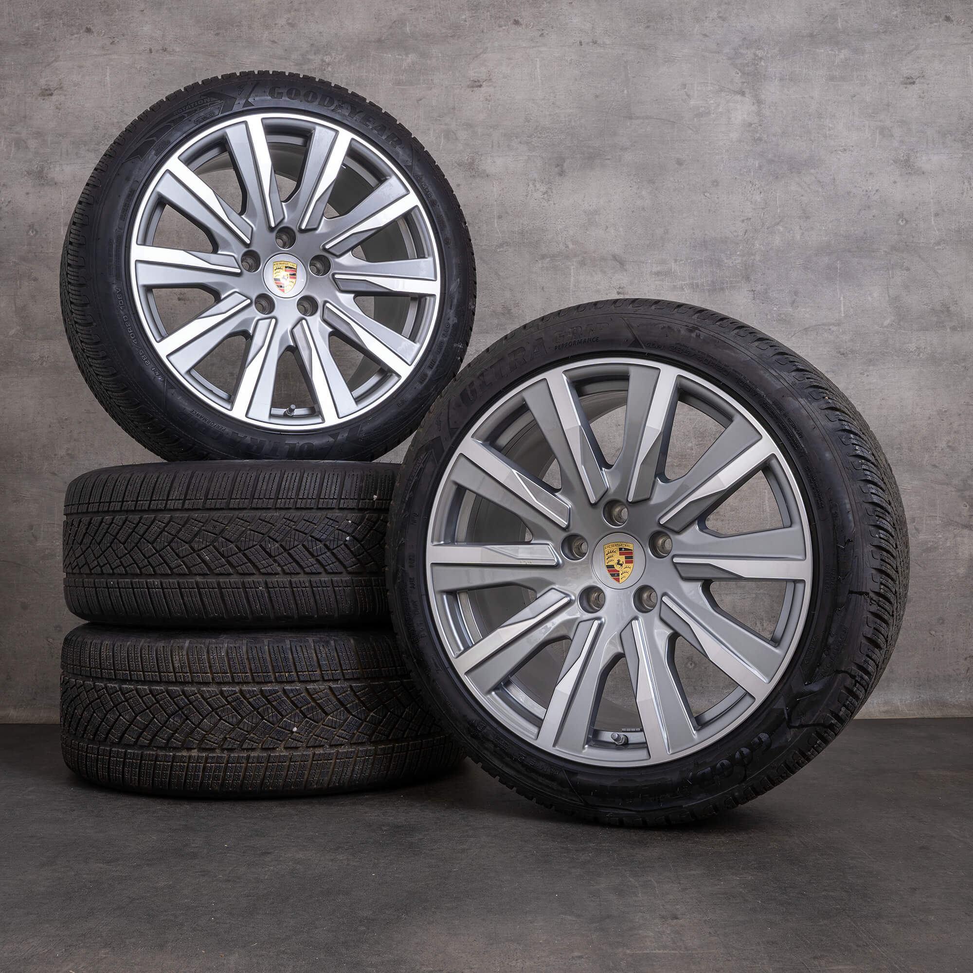 OEM Porsche Taycan snow tire packages 20 inch 9J1 II Rims 9J1601025L ...