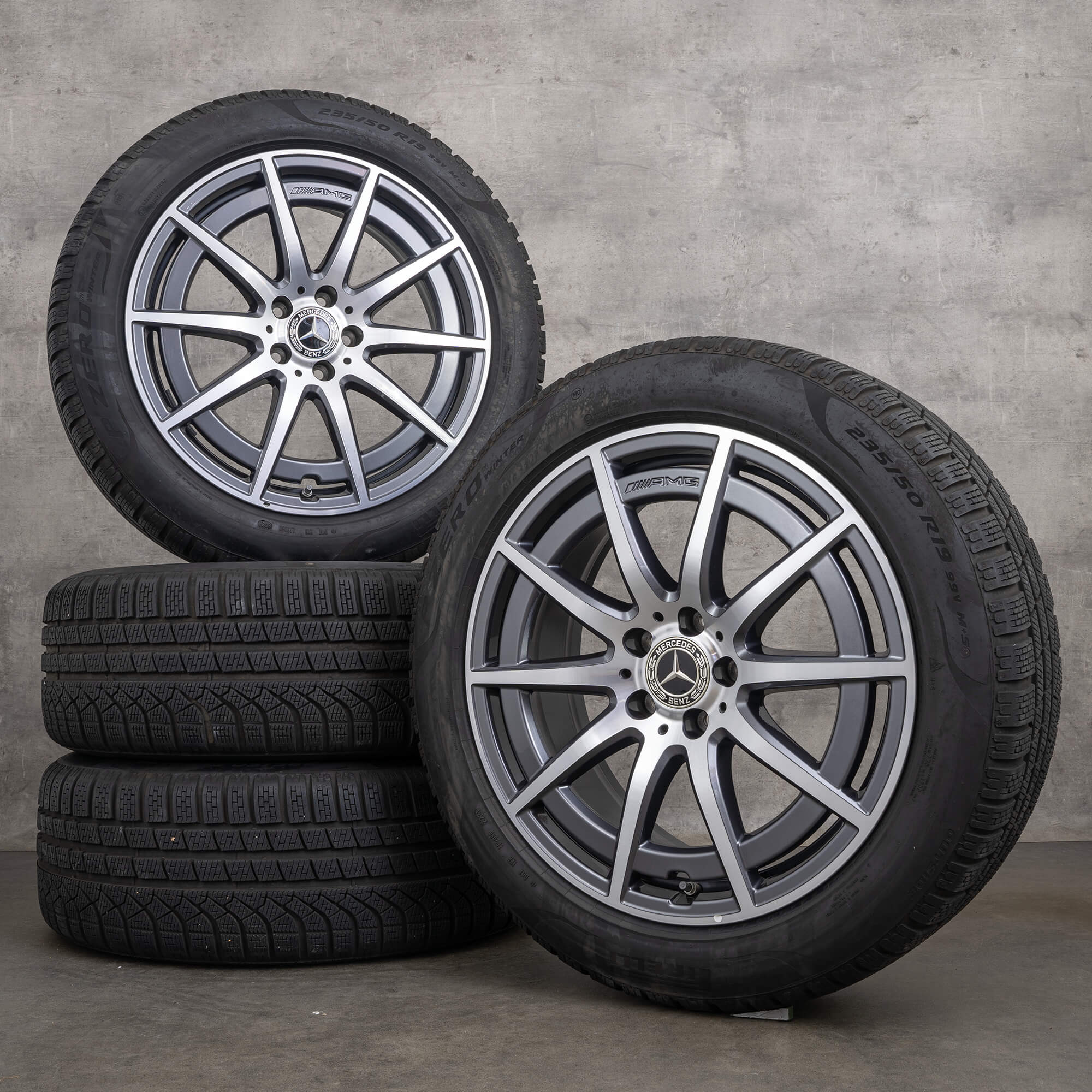AMG Mercedes Benz GLA 35 45 GLB X247 vinterhjul 19 tommer fælge vinterdæk