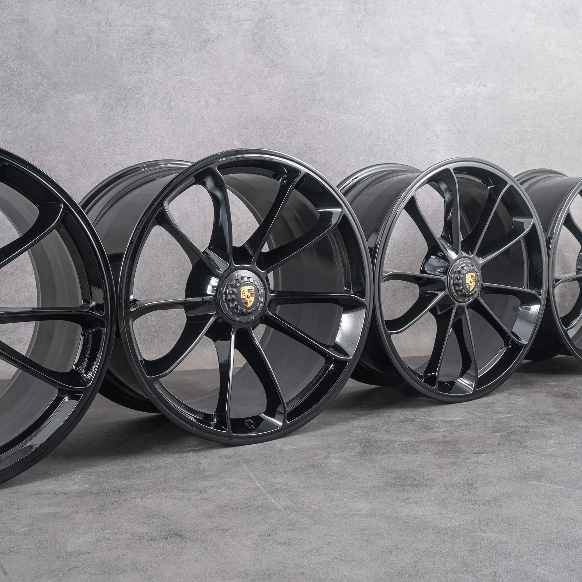 Jantes originales Porsche 991 20 pouces GT3 RS GT2 99136216282 99136216883 noir
