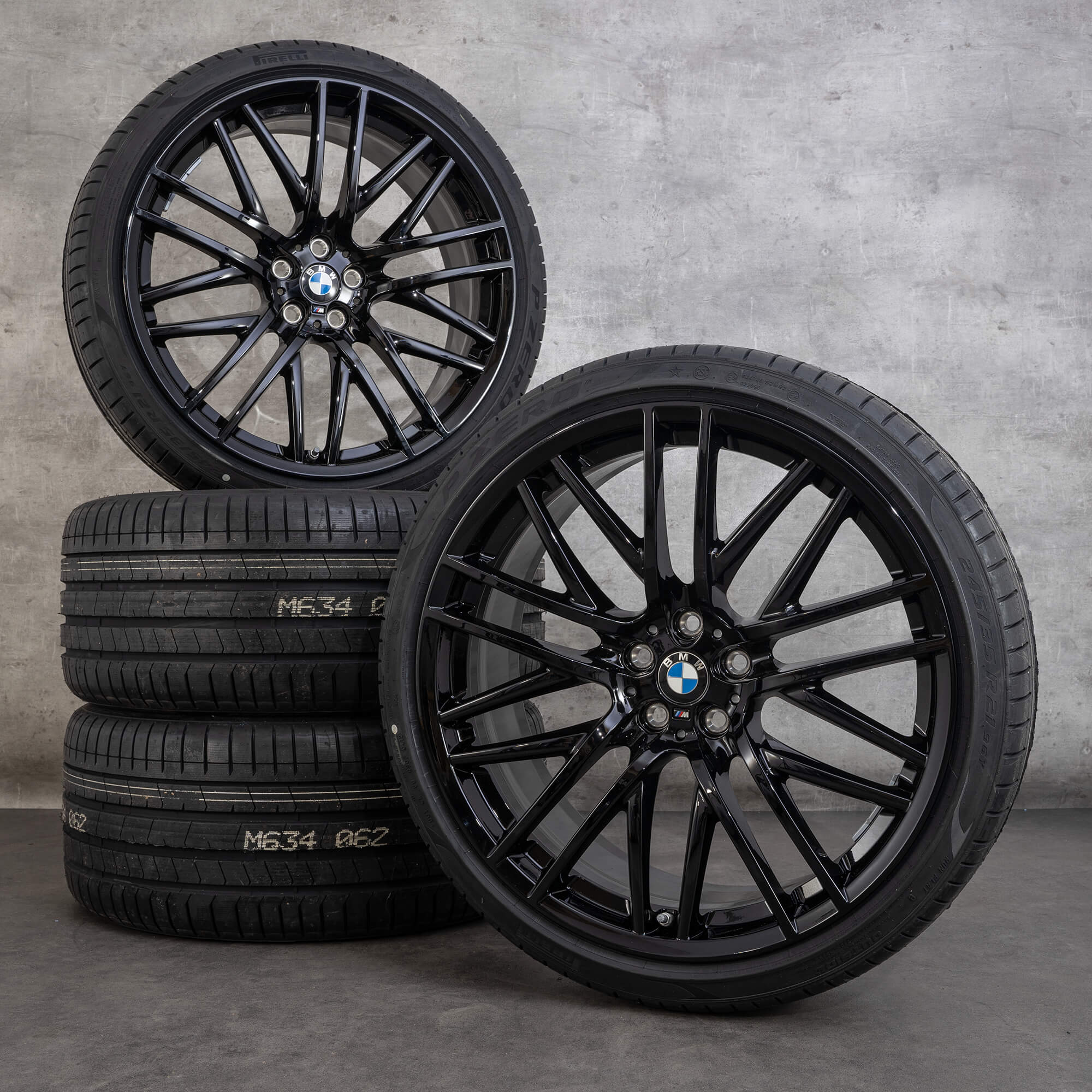 Original BMW 6er 7er Felgen 21 Zoll Sommerräder GT G32 G11 G12 Styling 650 M 6893542 6893542 jet black NEU