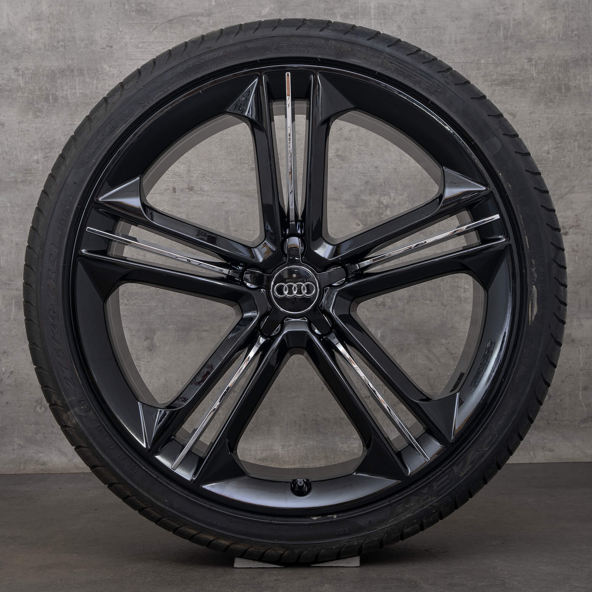 Audi A7 S7 RS7 4G C7 sommerhjul 21 tommer fælge sommerdæk 4H0601025BM Trias