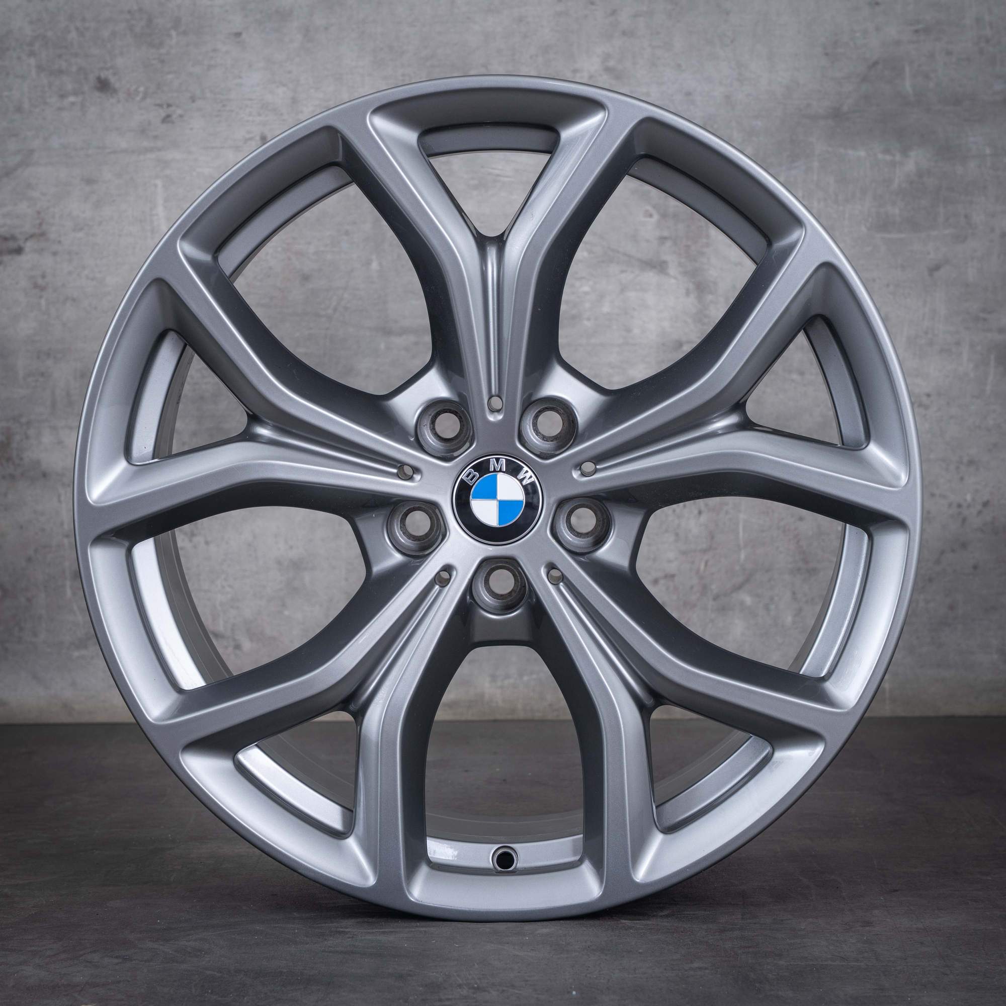 Originali BMW X5 X6 cerchi auto 19 pollici G05 G06 styling 735 6883752 grigio ferro lucido