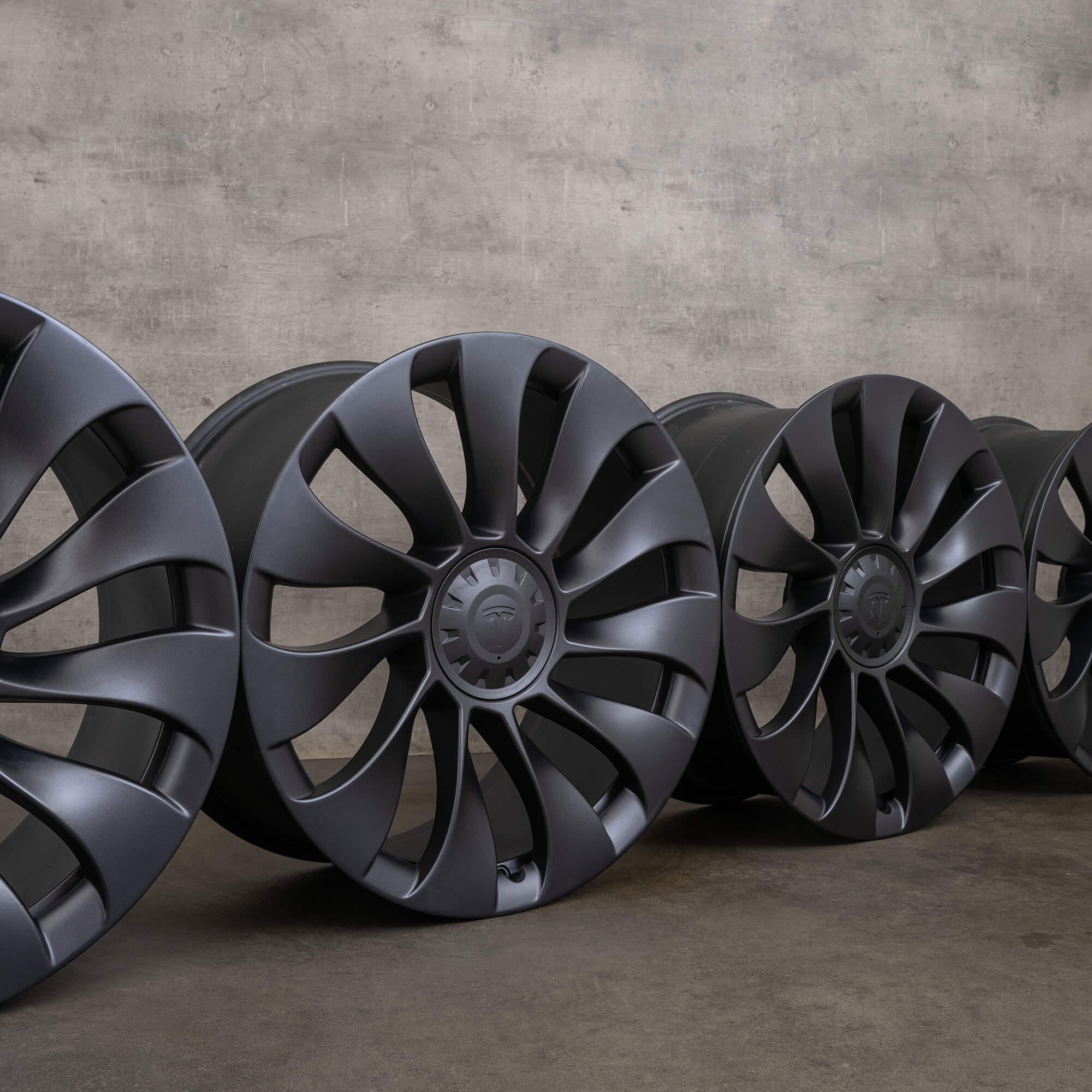 Llantas Tesla Model Y de 21 pulgadas gris overturbine 1188226-00-C 1188227-00-C