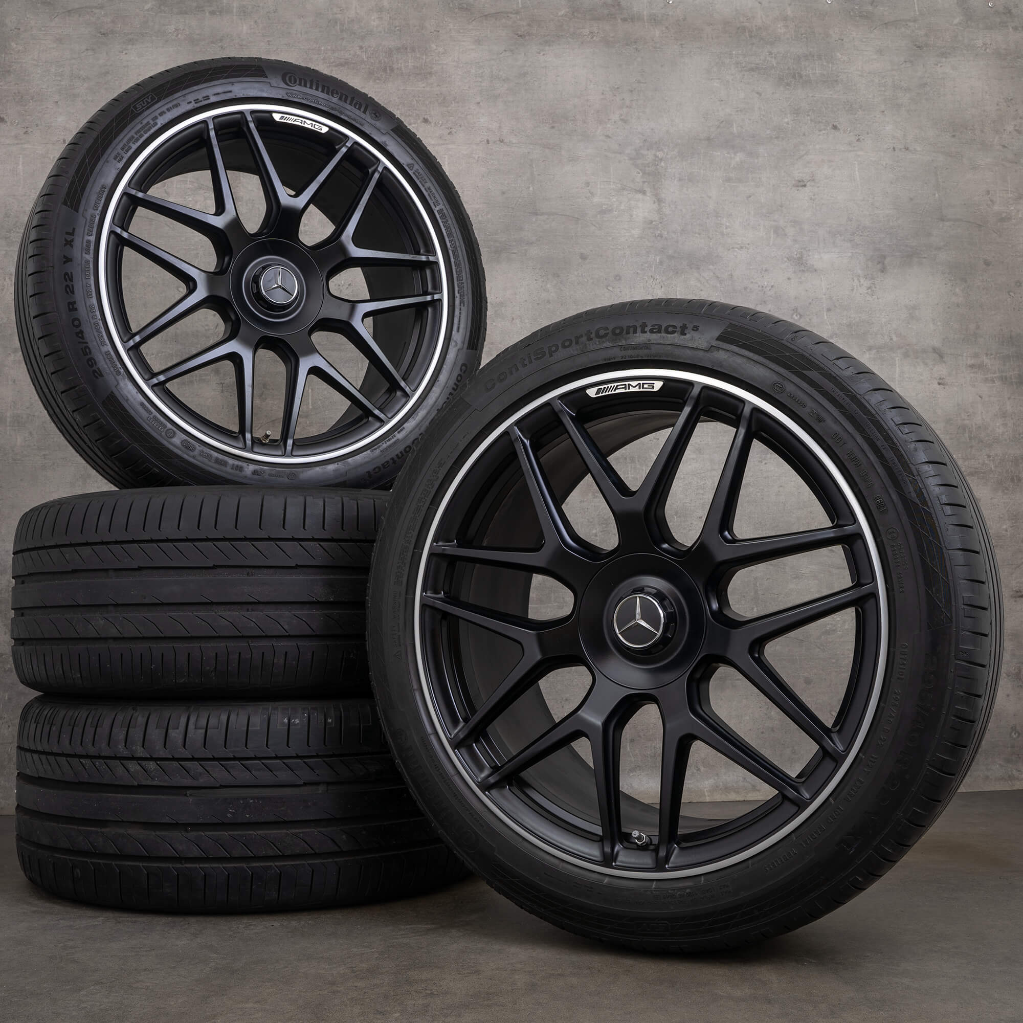 AMG Mercedes Benz G-Class W463 A G63 summer wheels 22 inch rims tires