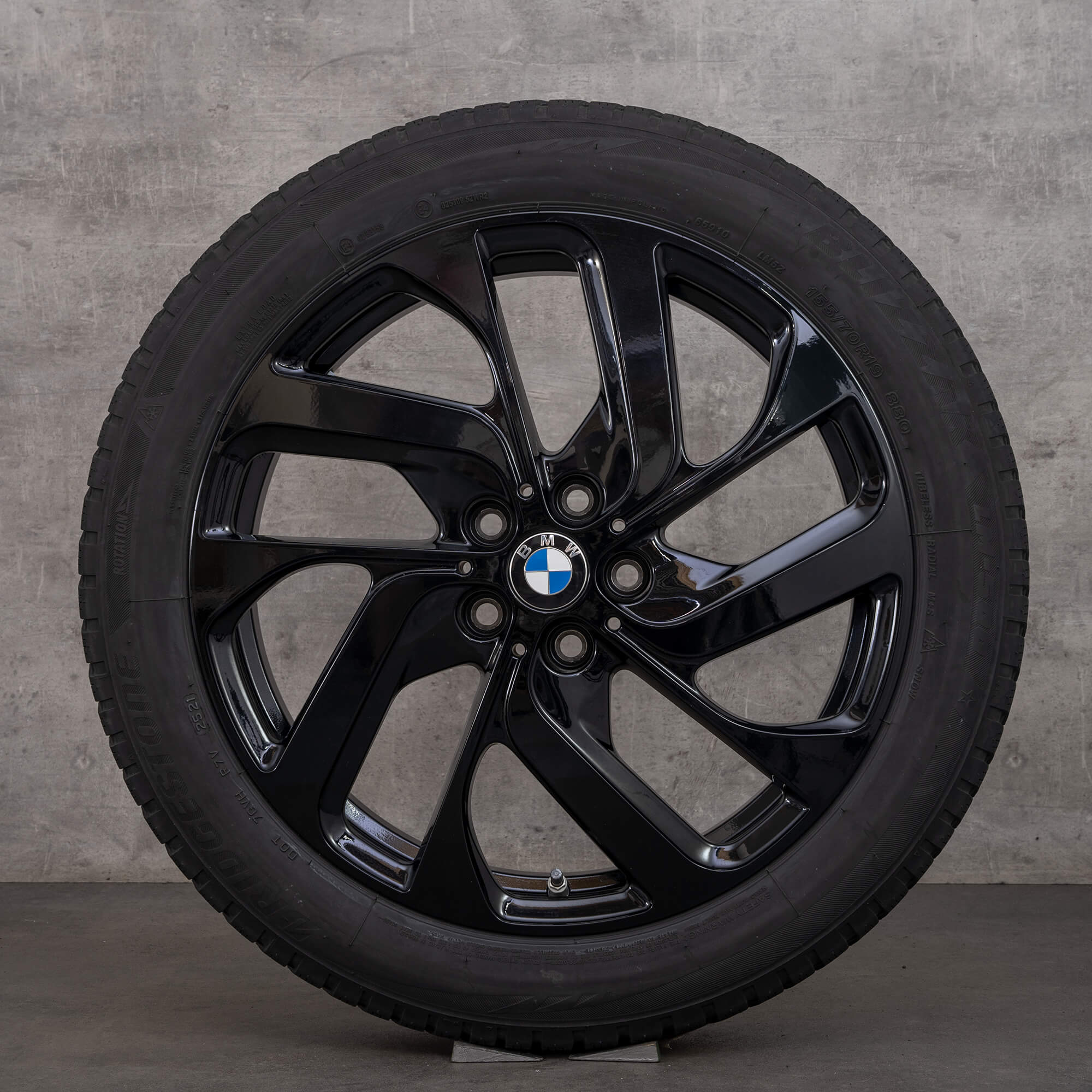 BMW i3s I01 pneus de inverno estilo turbina 428 jantes 19 polegadas 6887937