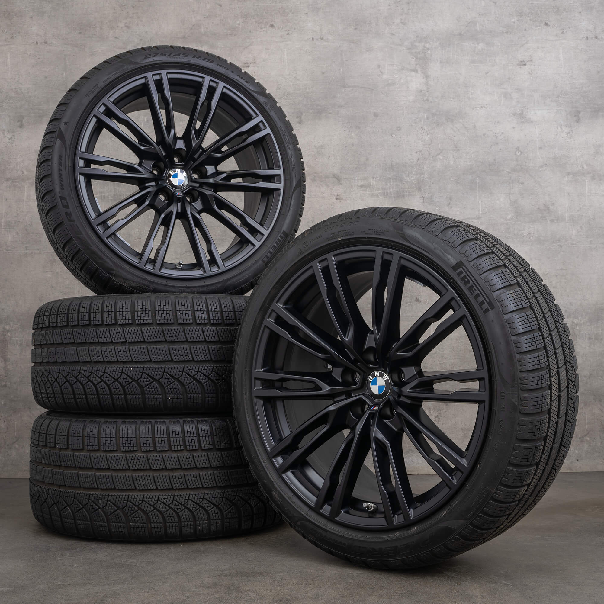 BMW M2 G87 M3 G80 G81 M4 G82 G83 Winterräder 19 Zoll Felgen Winterreifen 829 M