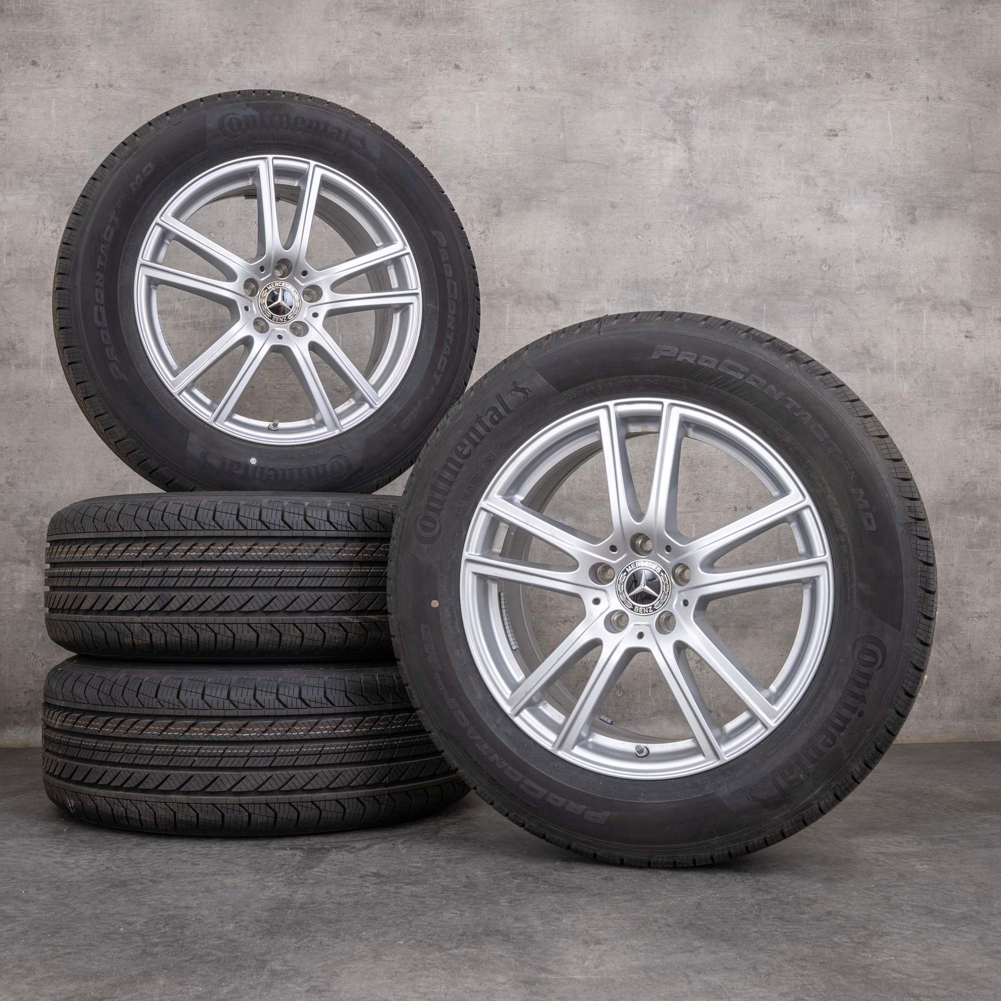 Alkuperäiset Mercedes Benz GLC vanteet 18 tuuman X254 all season renkaat A2544014600 silver glossy