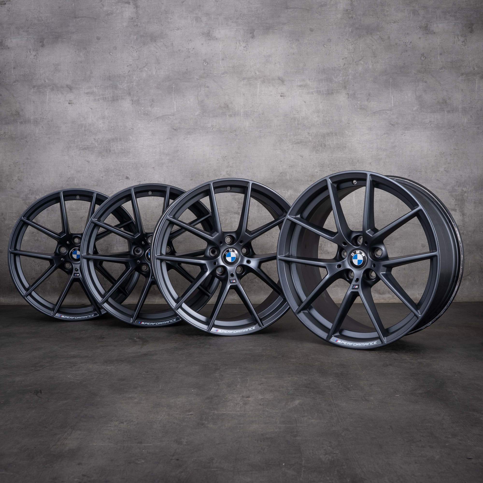 Original BMW 2er 3er 4er Felgen 19 Zoll G20 G21 G22 G23 G42 Coupé Styling 898 M 6895390 6895391 frozen gunmetal matt