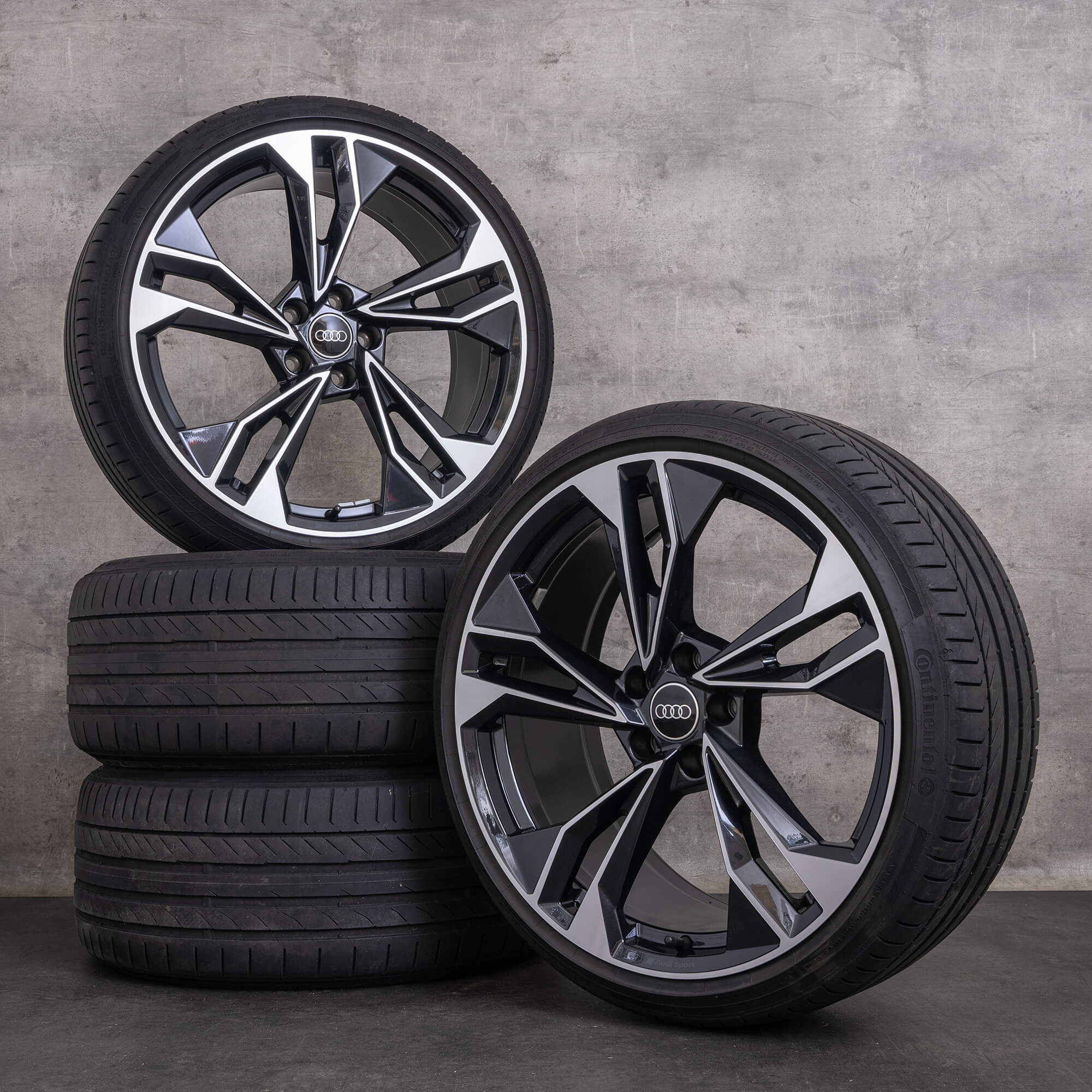 ADELIO アデリオ 5/4mmフーディー Audi A5 S5 B9 F5 8W summer OEM wheels 20 inch alloy rims DOT