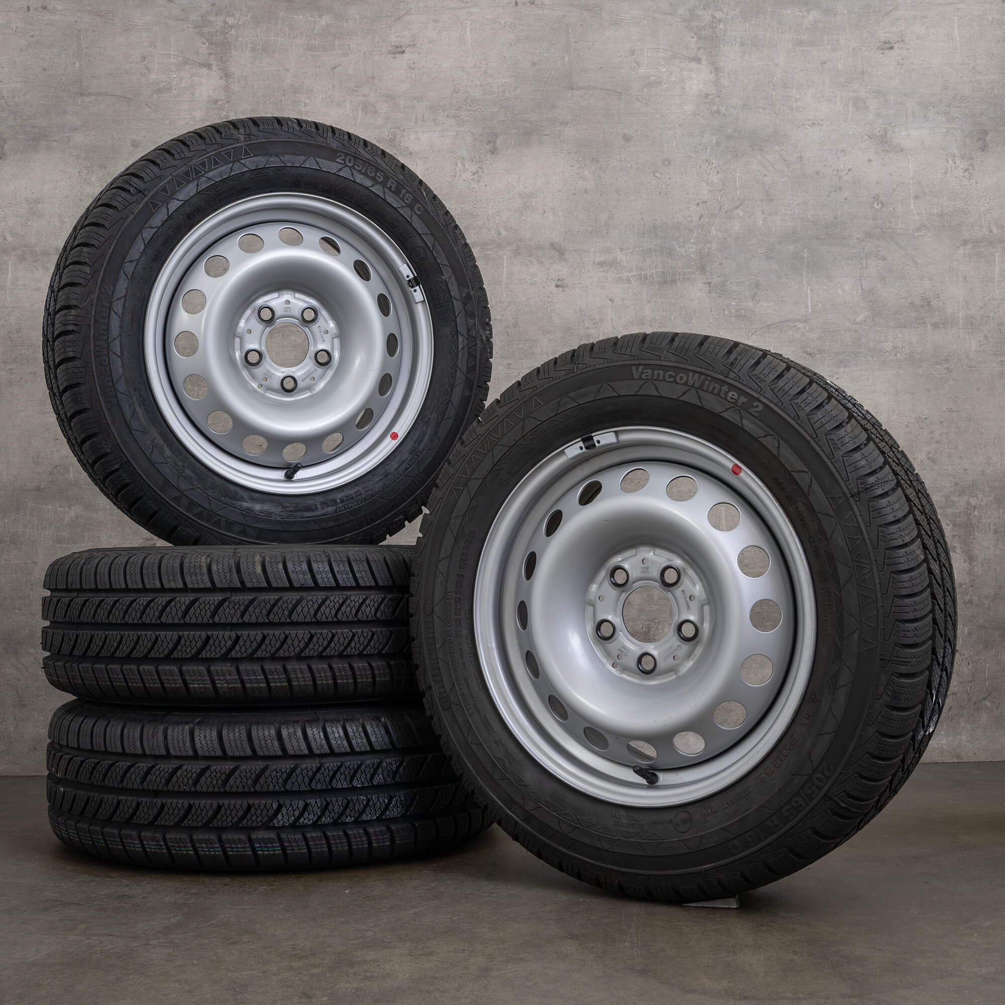 OEM Mercedes Benz V-Class Vito Viano winter wheels 16 inch W447 steel rims A4474010101 silver