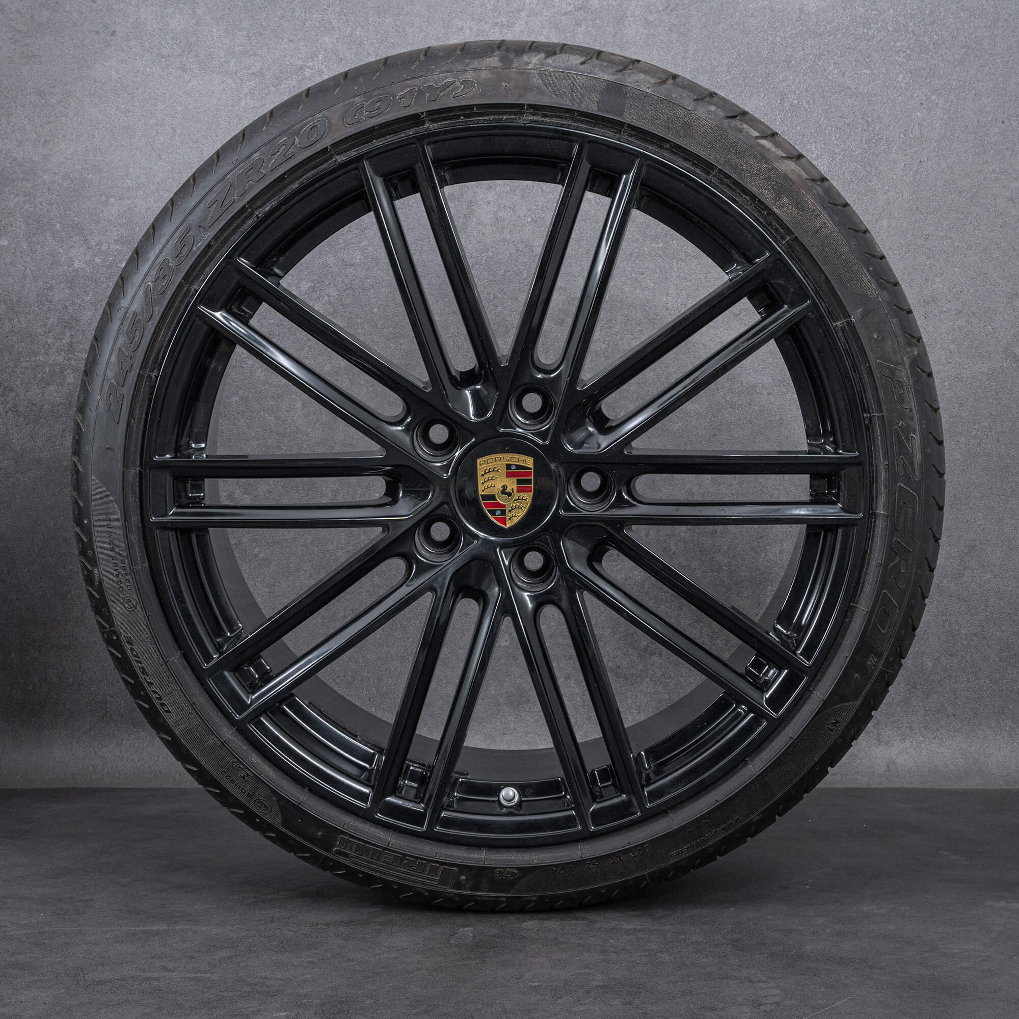 Oryginalne felgi Porsche 20 cali 991 II koła letnie opony Turbo IV NOWOŚĆ