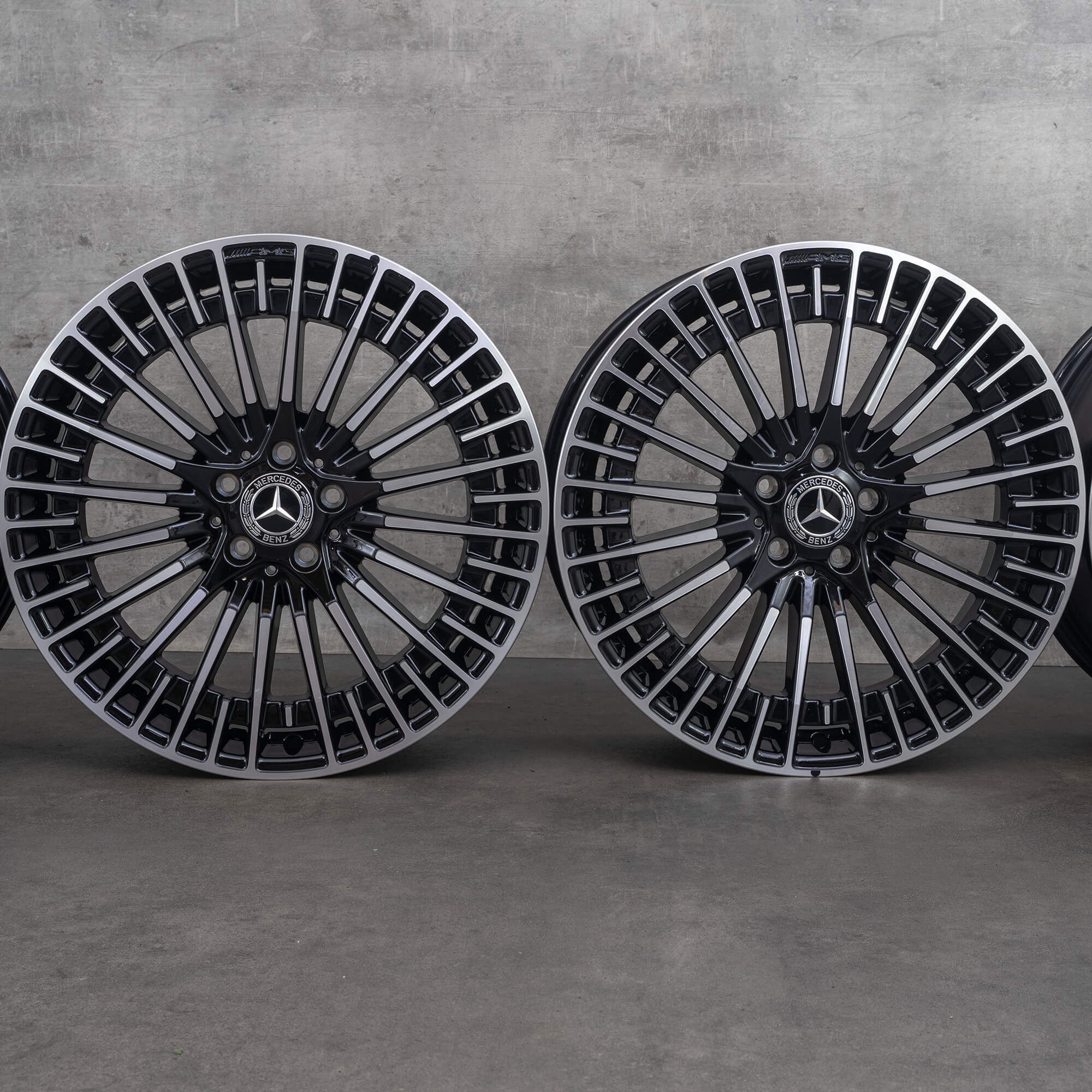 【美品 ベンツ AMG H243 EQA 純正 20インチ サテンブラック4本】 AMG 20 inch rims Mercedes Benz EQA H243 EQB X243 alloy A2434010600 NEW
