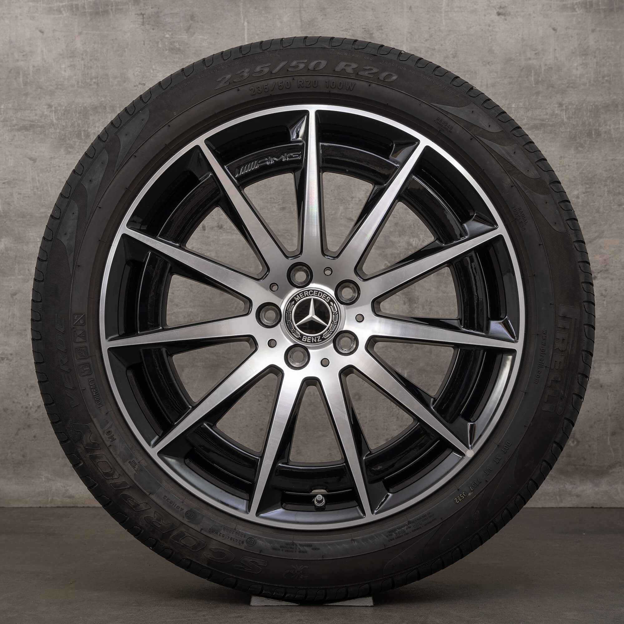 Originale AMG Mercedes EQC N293 20-tommers sommerdekk A2934010800 A2934010900