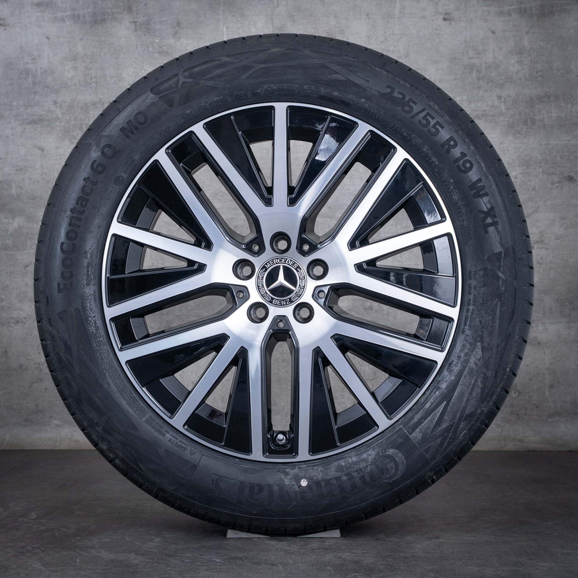 Oryginał Mercedes Benz GLC & 43 AMG felgi 19 cali C253 X253 koła letnie A2534014900 czarne Polerowane